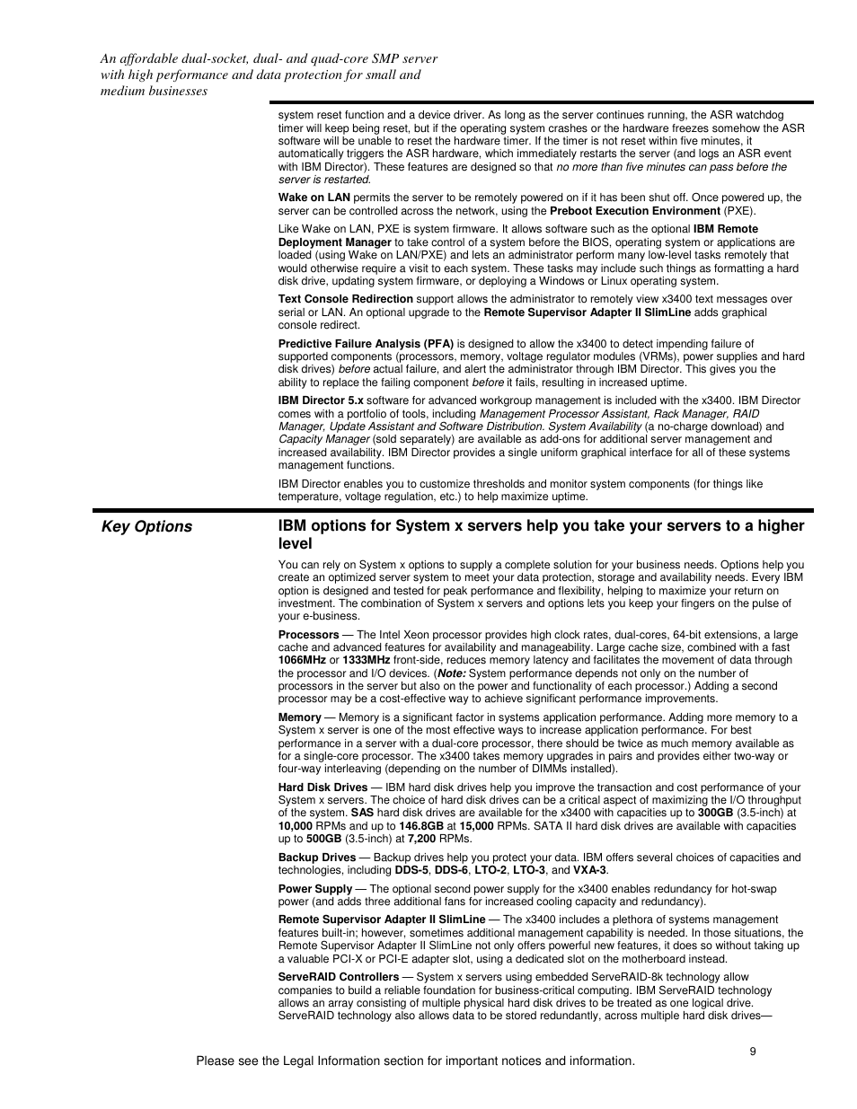 IBM System x3400 User Manual | Page 9 / 15