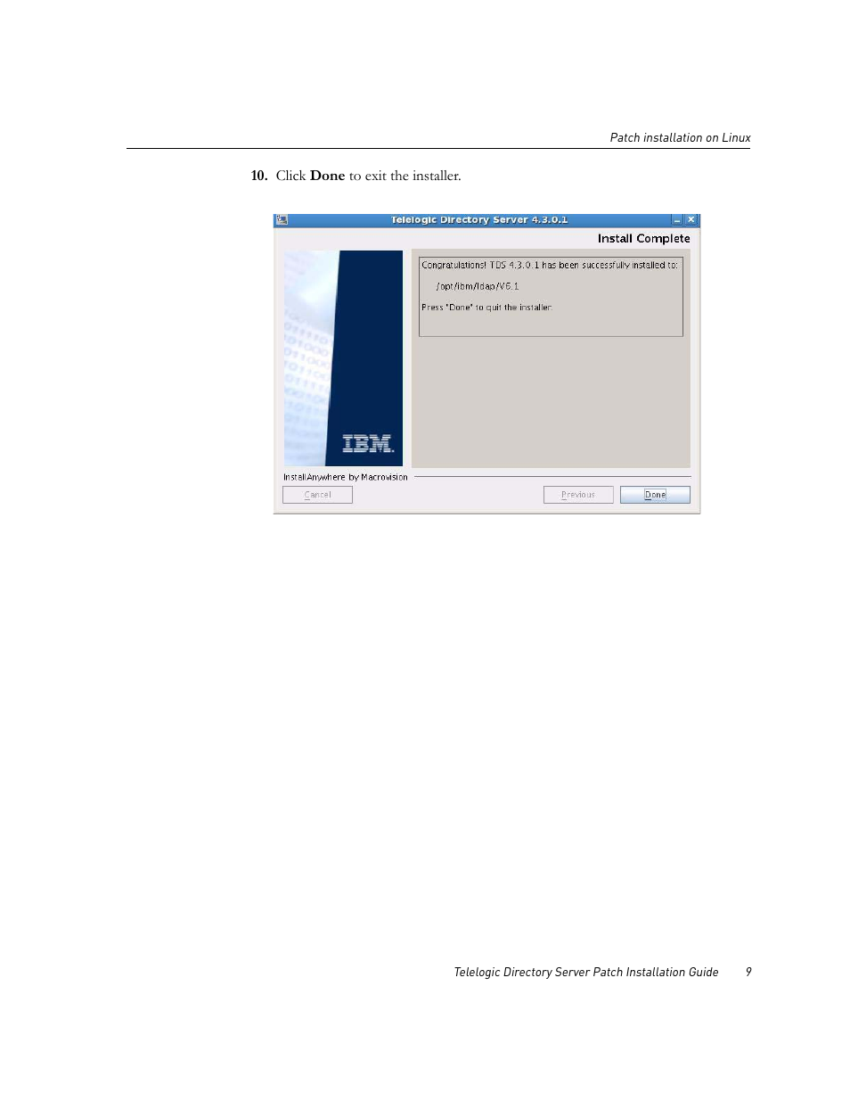 IBM Telelogic Directory Server User Manual | Page 13 / 26