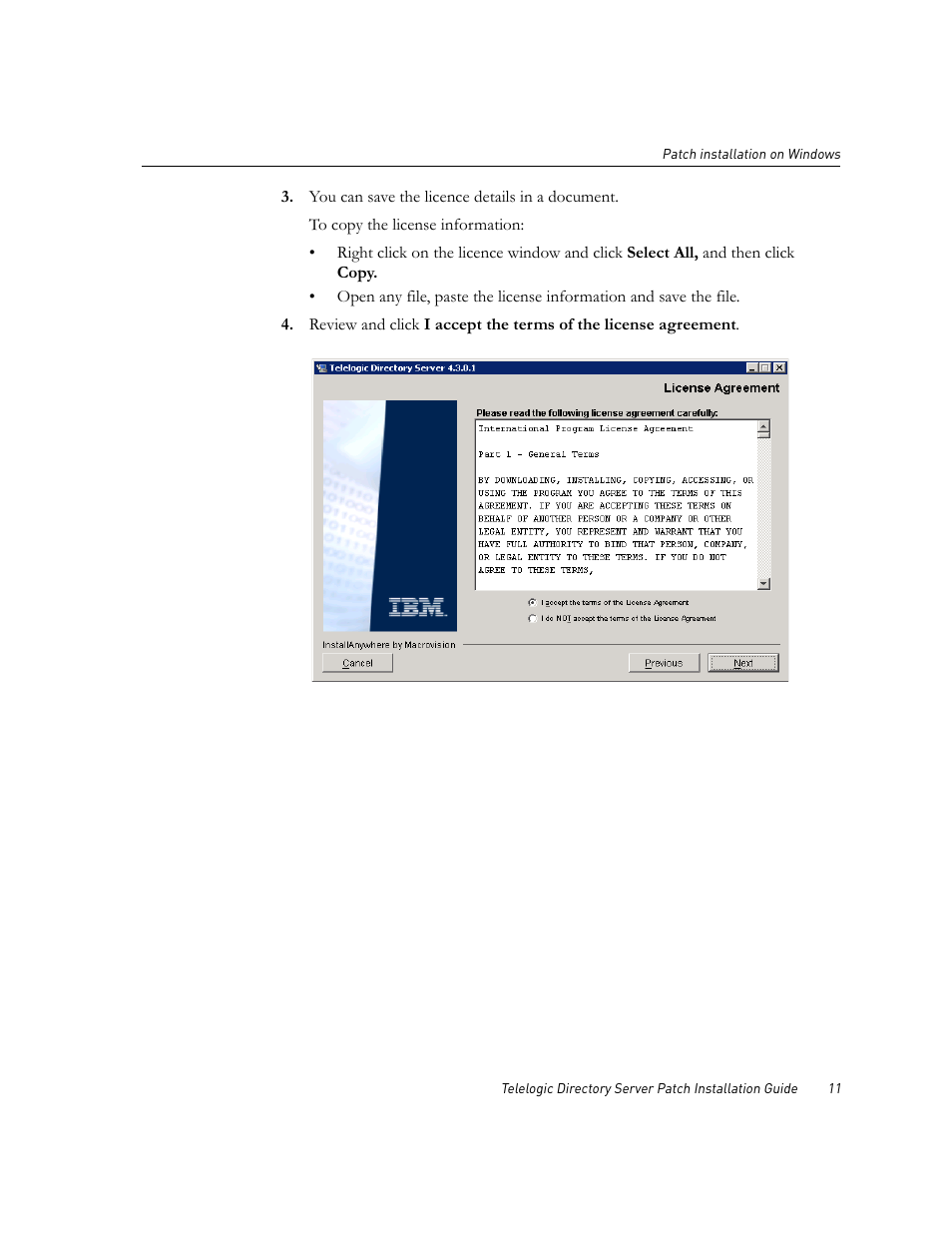 IBM Telelogic Directory Server User Manual | Page 15 / 26