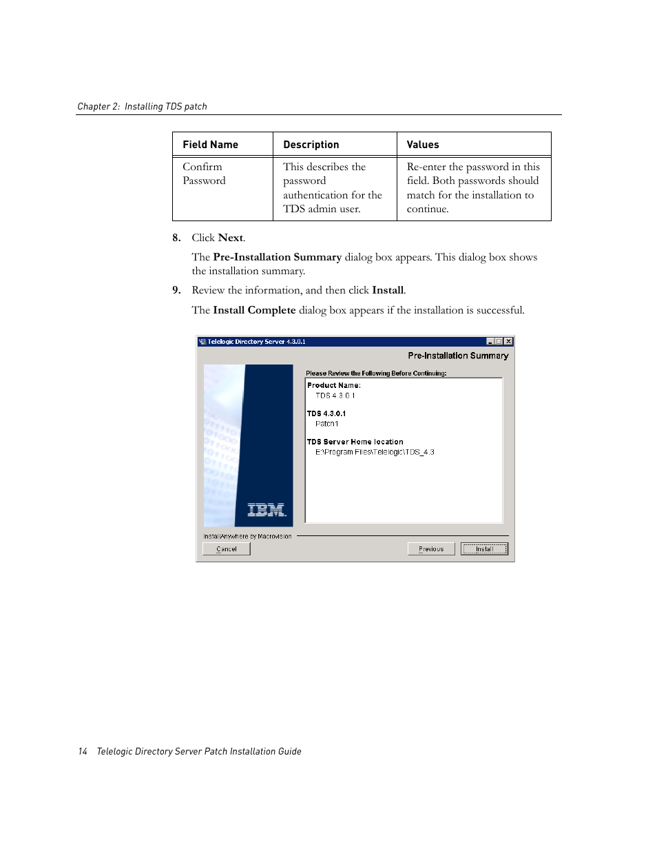 IBM Telelogic Directory Server User Manual | Page 18 / 26