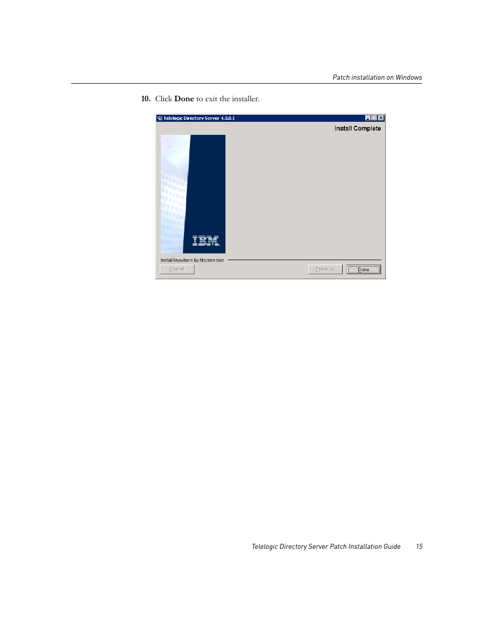 IBM Telelogic Directory Server User Manual | Page 19 / 26