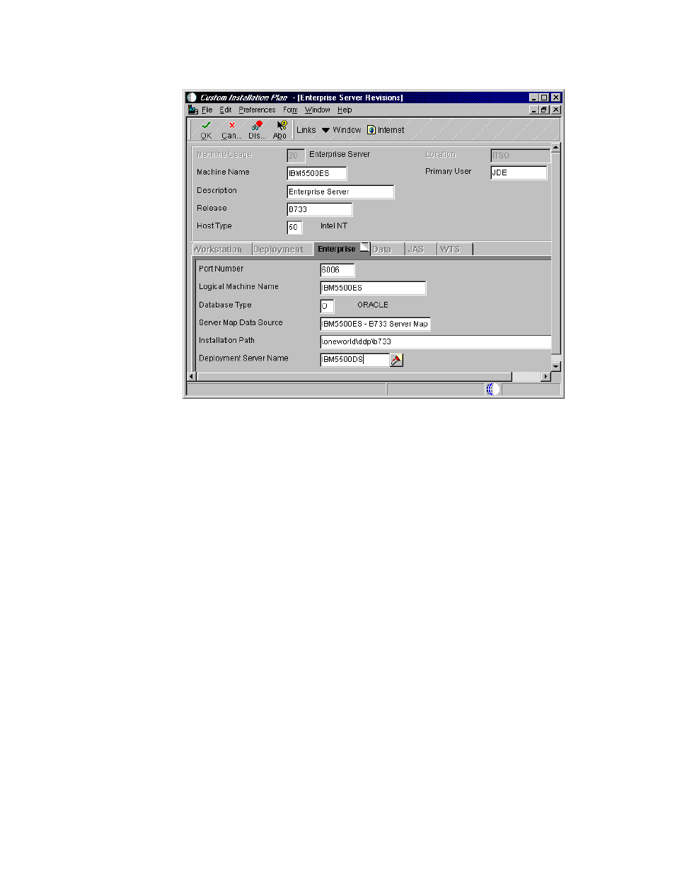 IBM J.D. EDWARDS' ONEWORLD B73.3 User Manual | Page 132 / 344