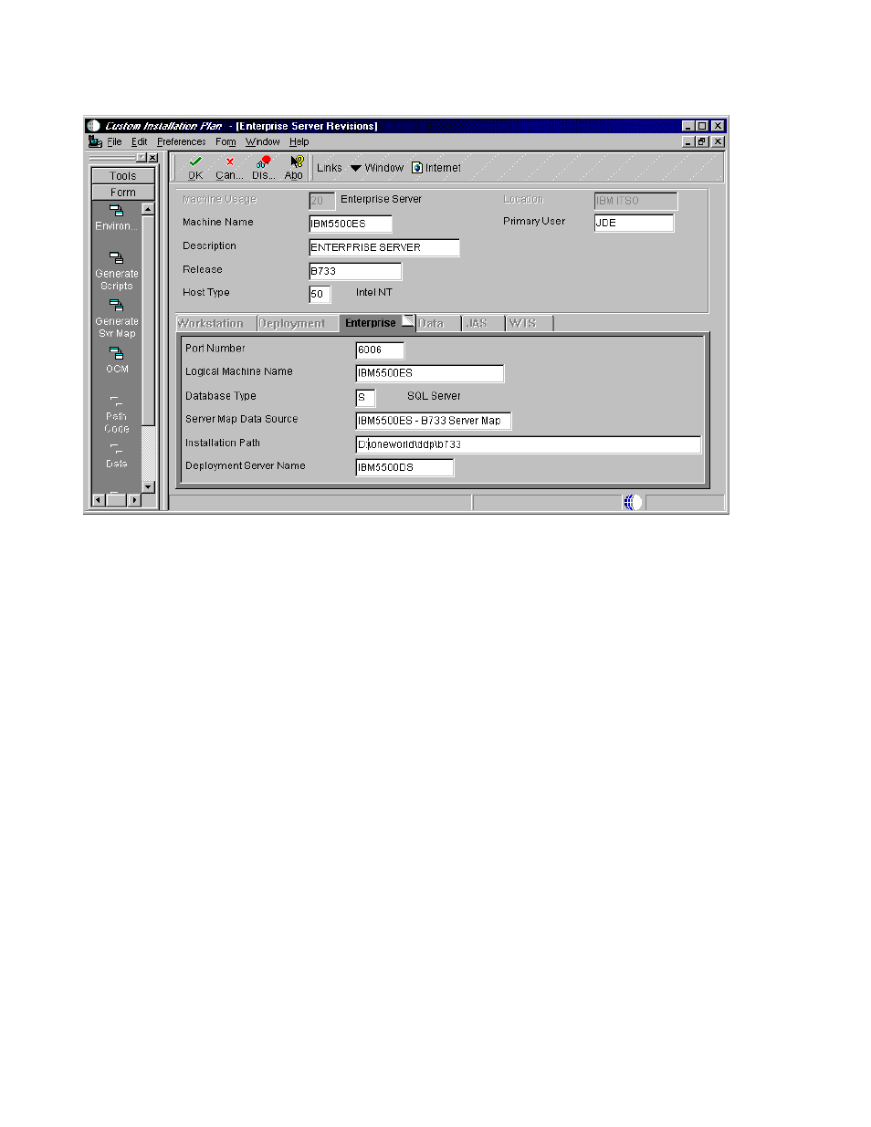 IBM J.D. EDWARDS' ONEWORLD B73.3 User Manual | Page 210 / 344