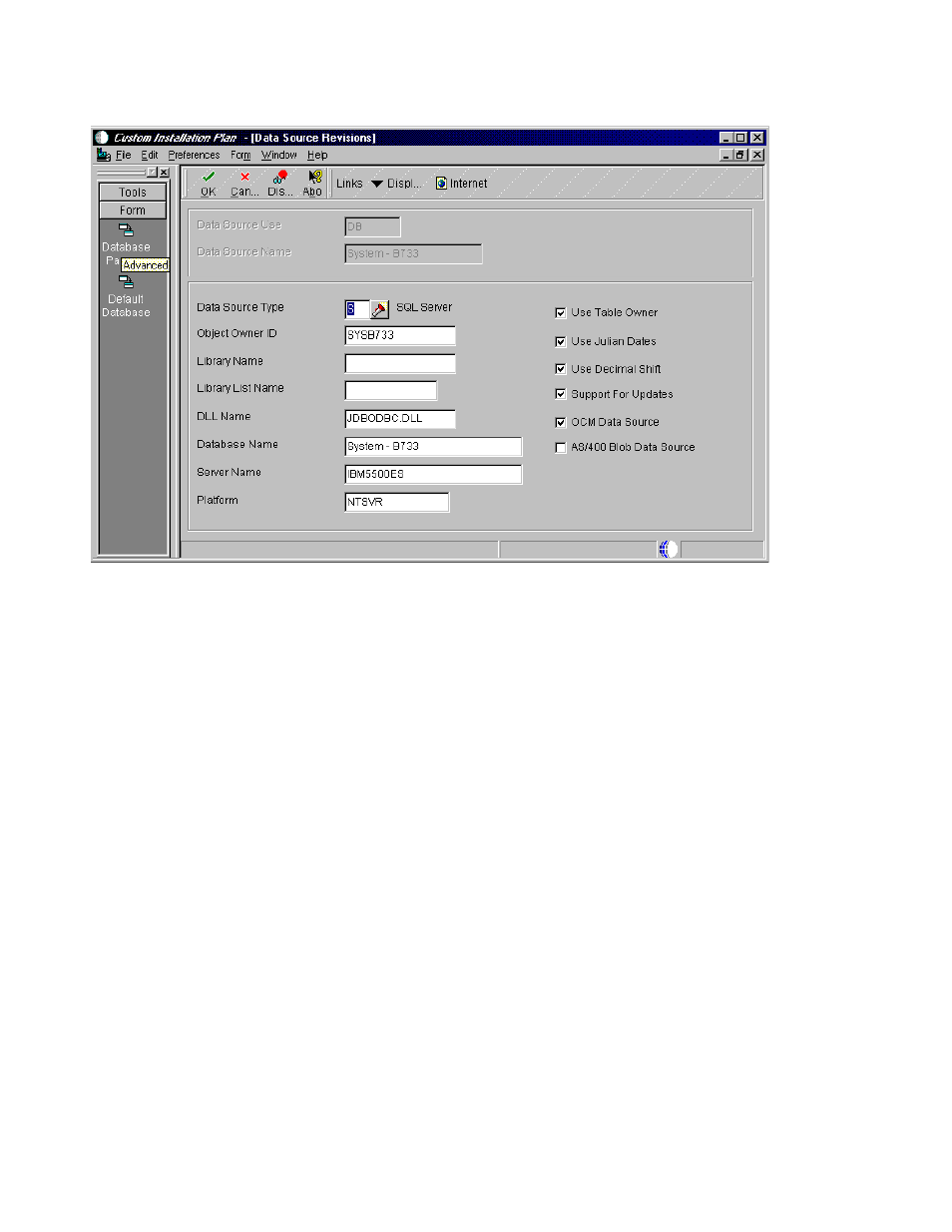 IBM J.D. EDWARDS' ONEWORLD B73.3 User Manual | Page 218 / 344