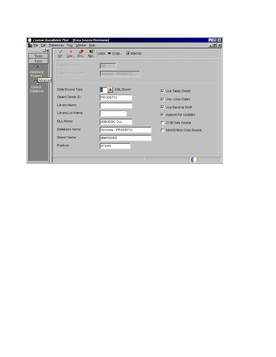 IBM J.D. EDWARDS' ONEWORLD B73.3 User Manual | Page 232 / 344