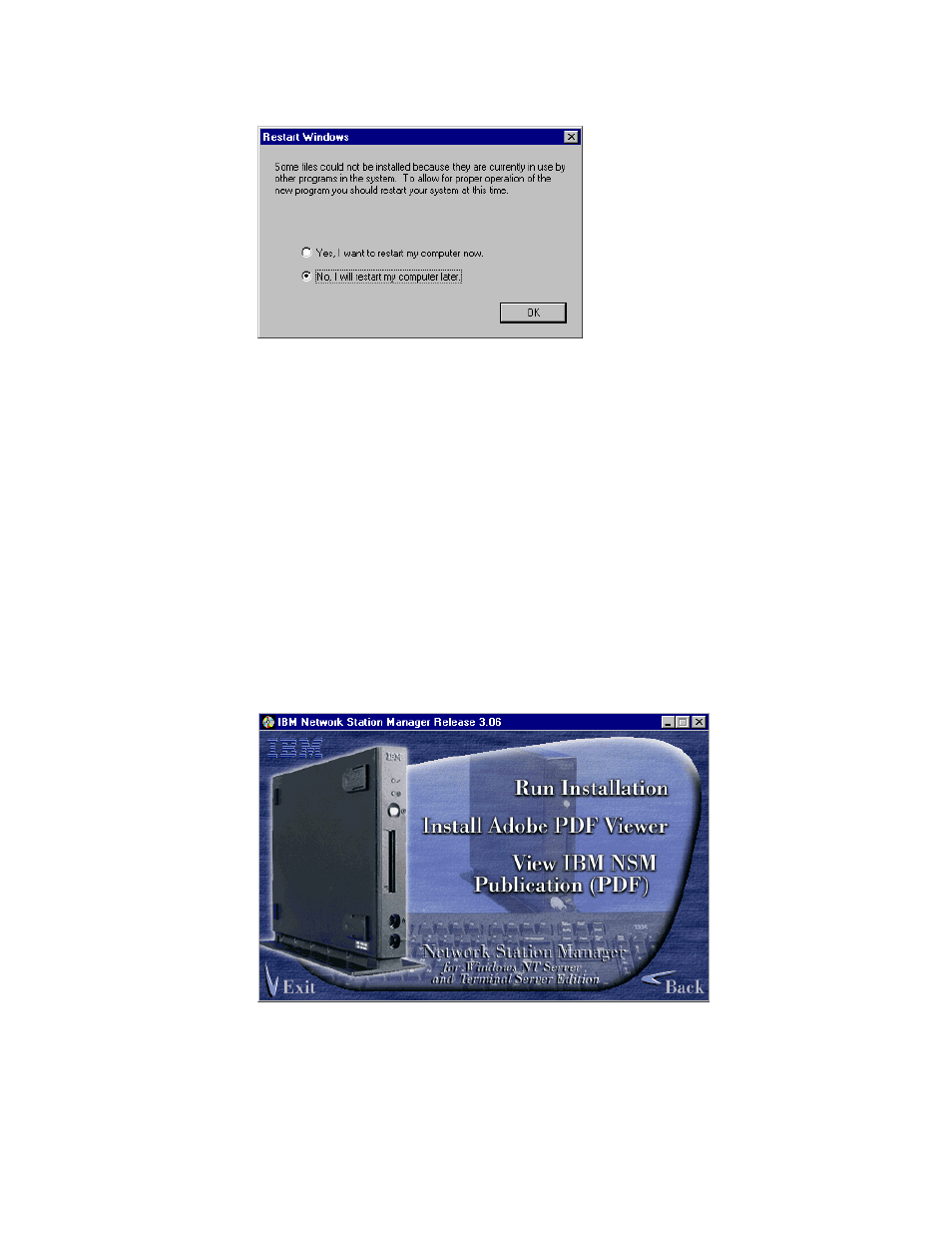 3 installation of ibm network station manager | IBM J.D. EDWARDS' ONEWORLD B73.3 User Manual | Page 272 / 344