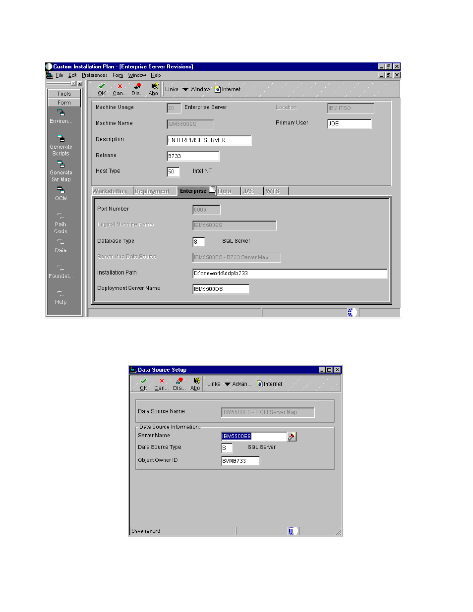 IBM J.D. EDWARDS' ONEWORLD B73.3 User Manual | Page 304 / 344