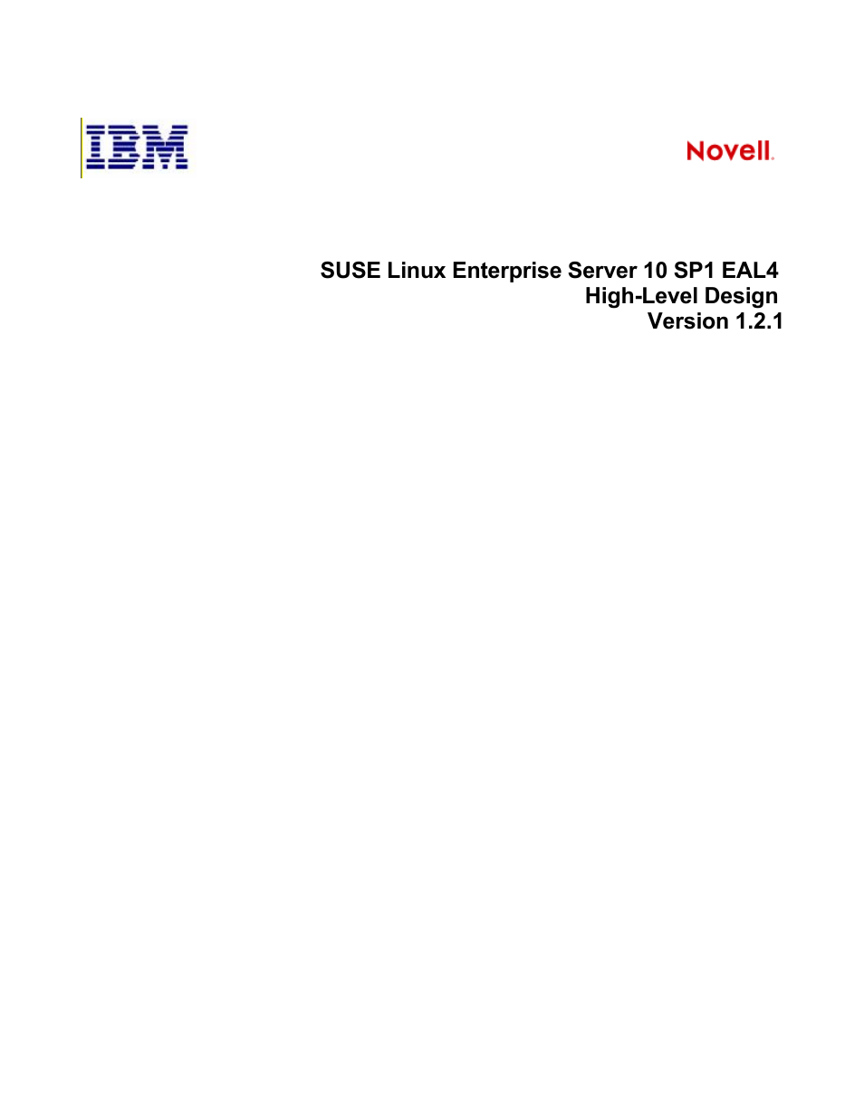 IBM Novell 10 SP1 EAL4 User Manual | 246 pages