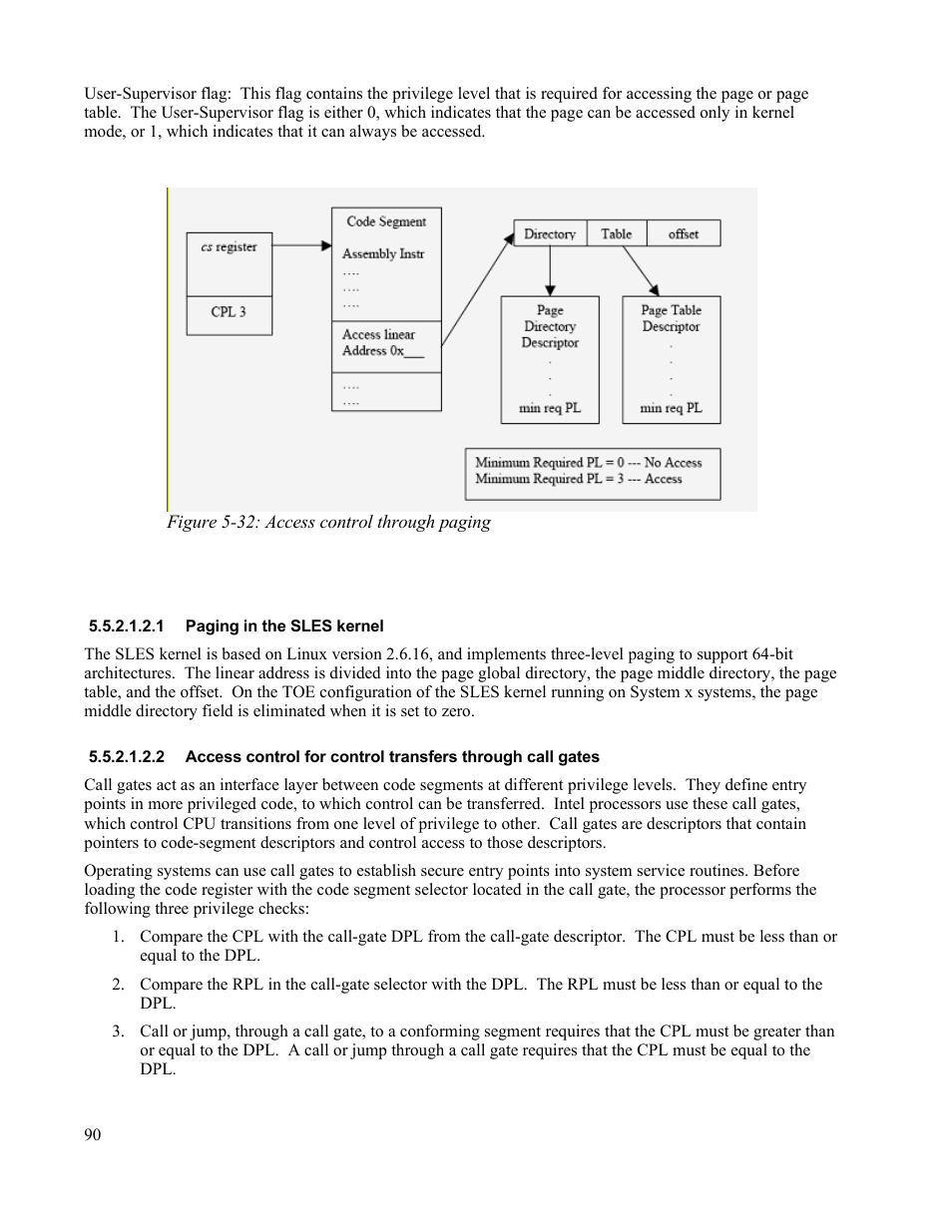 1 paging in the sles kernel | IBM Novell 10 SP1 EAL4 User Manual | Page 102 / 246