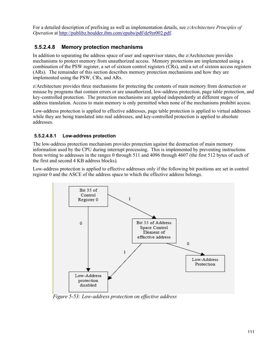 8 memory protection mechanisms, 1 low-address protection | IBM Novell 10 SP1 EAL4 User Manual | Page 123 / 246
