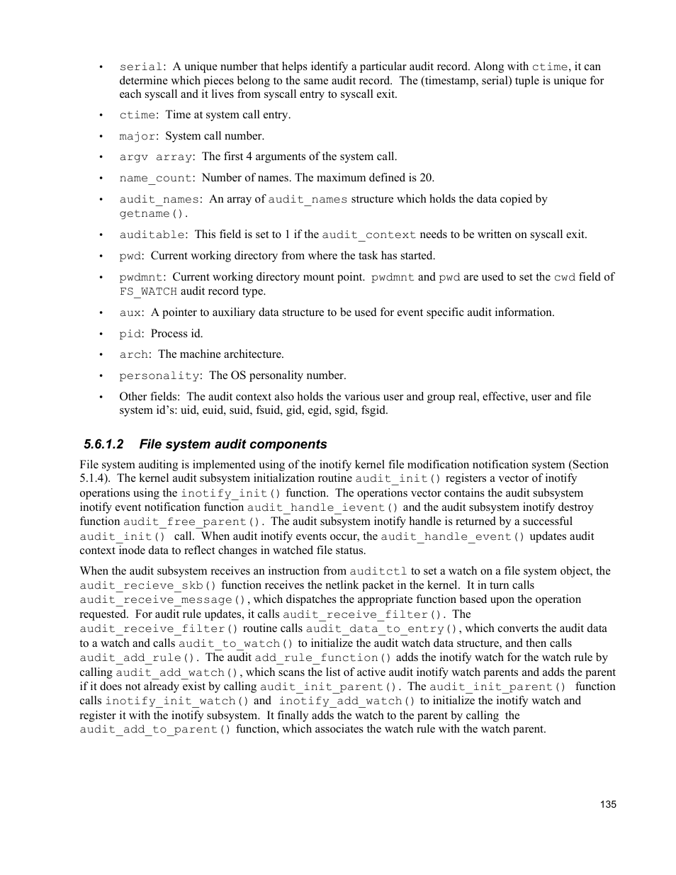 2 file system audit components | IBM Novell 10 SP1 EAL4 User Manual | Page 147 / 246
