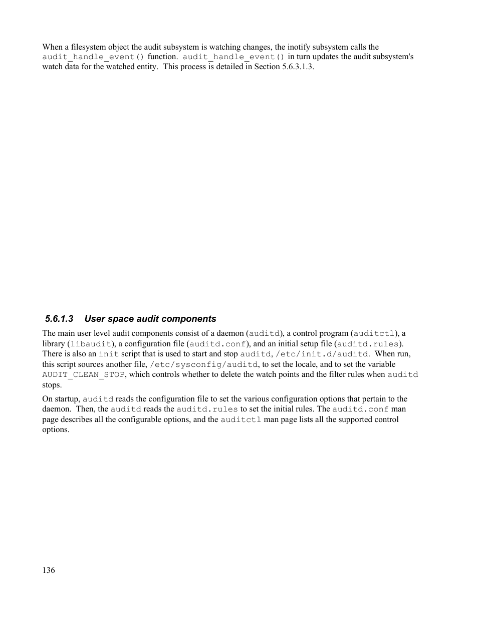 3 user space audit components | IBM Novell 10 SP1 EAL4 User Manual | Page 148 / 246