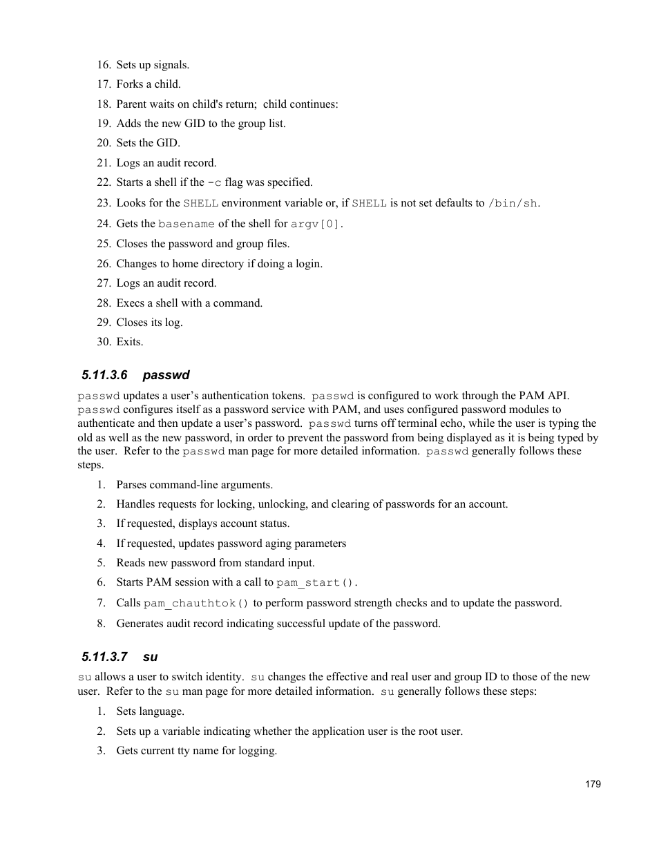 6 passwd, 7 su | IBM Novell 10 SP1 EAL4 User Manual | Page 191 / 246