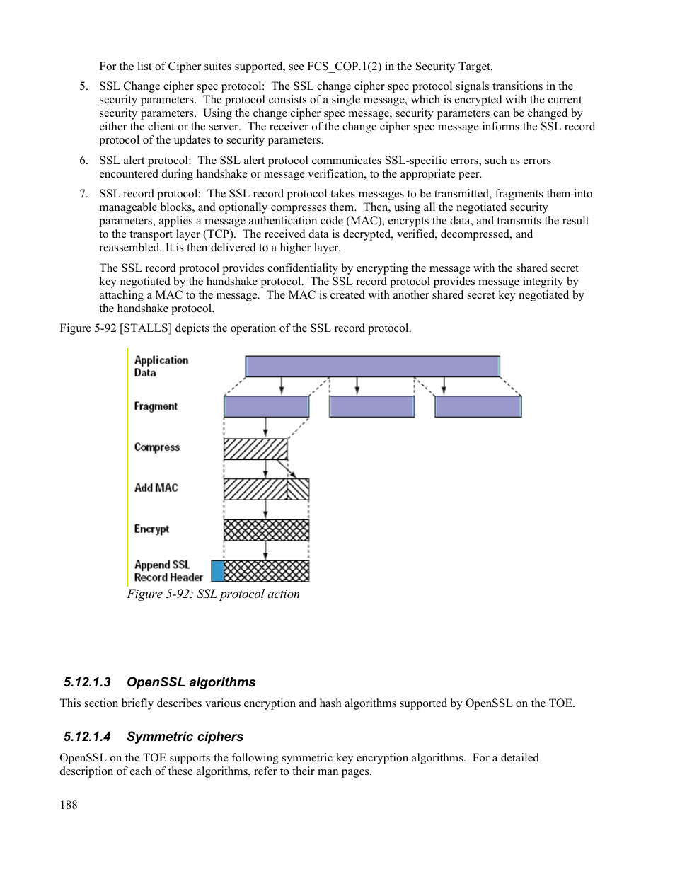 3 openssl algorithms, 4 symmetric ciphers | IBM Novell 10 SP1 EAL4 User Manual | Page 200 / 246