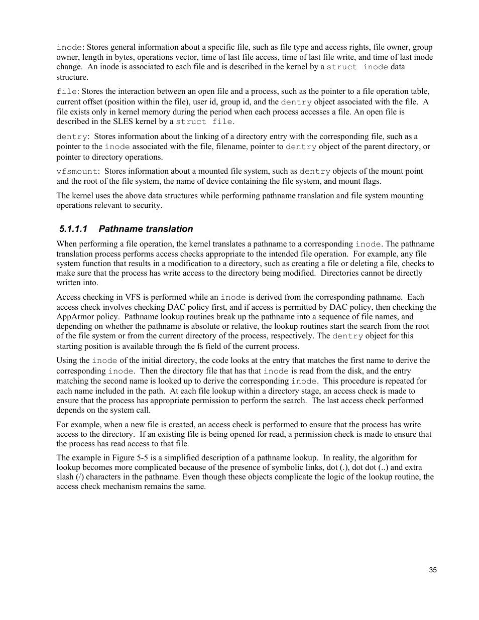 1 pathname translation | IBM Novell 10 SP1 EAL4 User Manual | Page 47 / 246