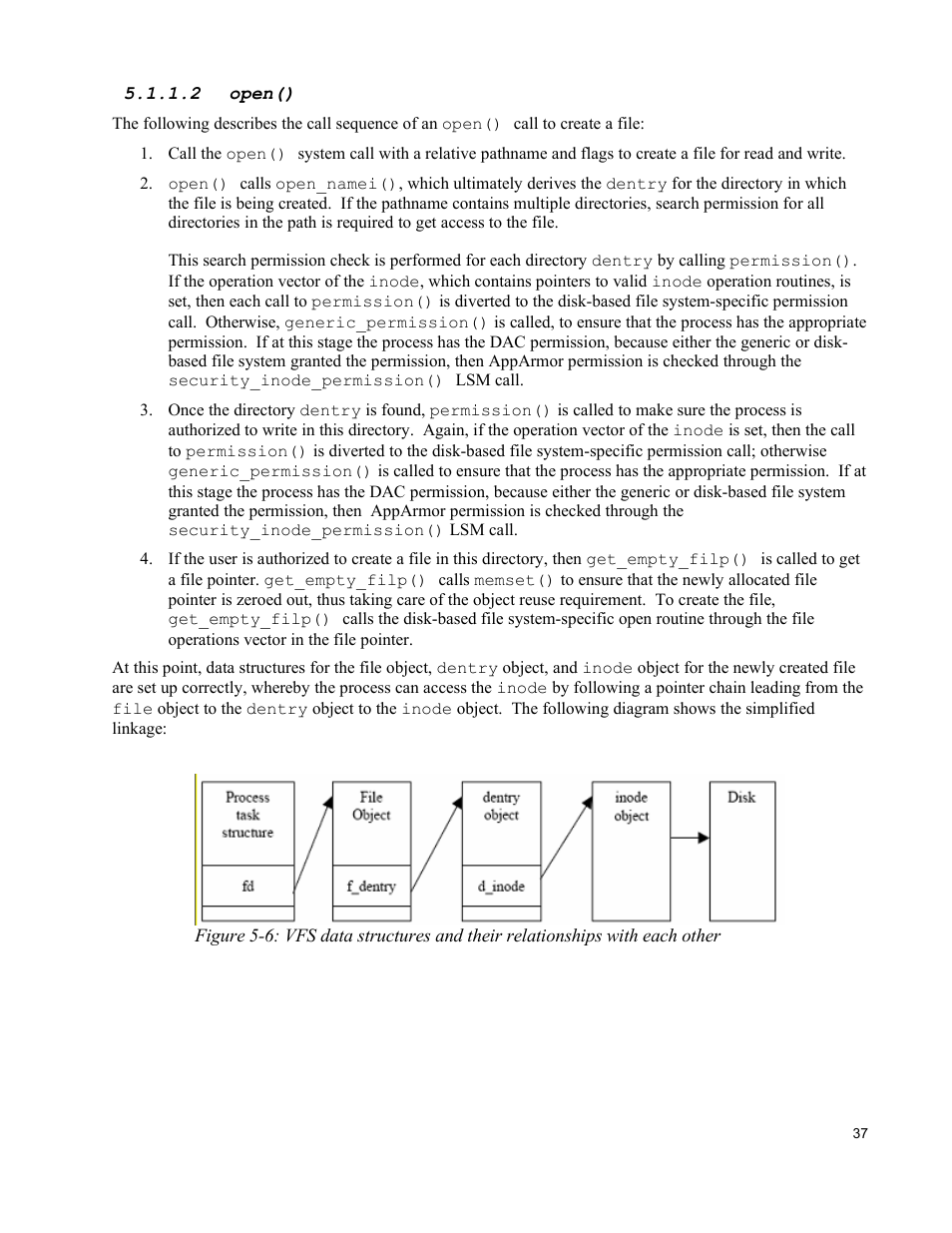 2 open() | IBM Novell 10 SP1 EAL4 User Manual | Page 49 / 246