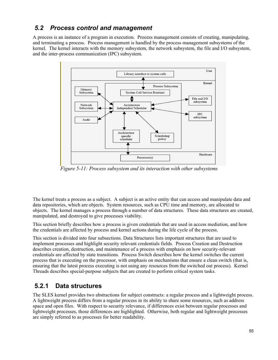 2 process control and management, 1 data structures | IBM Novell 10 SP1 EAL4 User Manual | Page 67 / 246