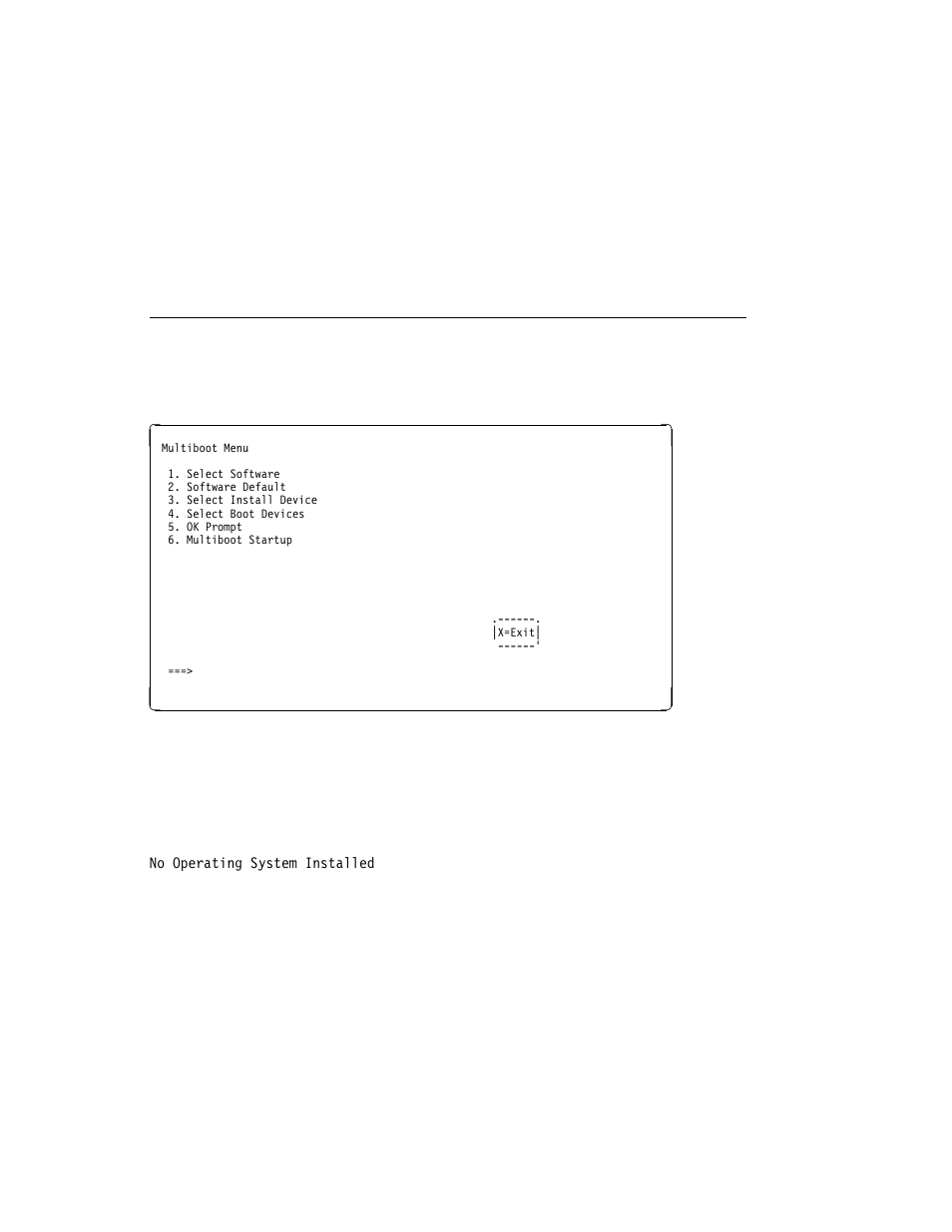 Multiboot menu | IBM B50 User Manual | Page 129 / 198