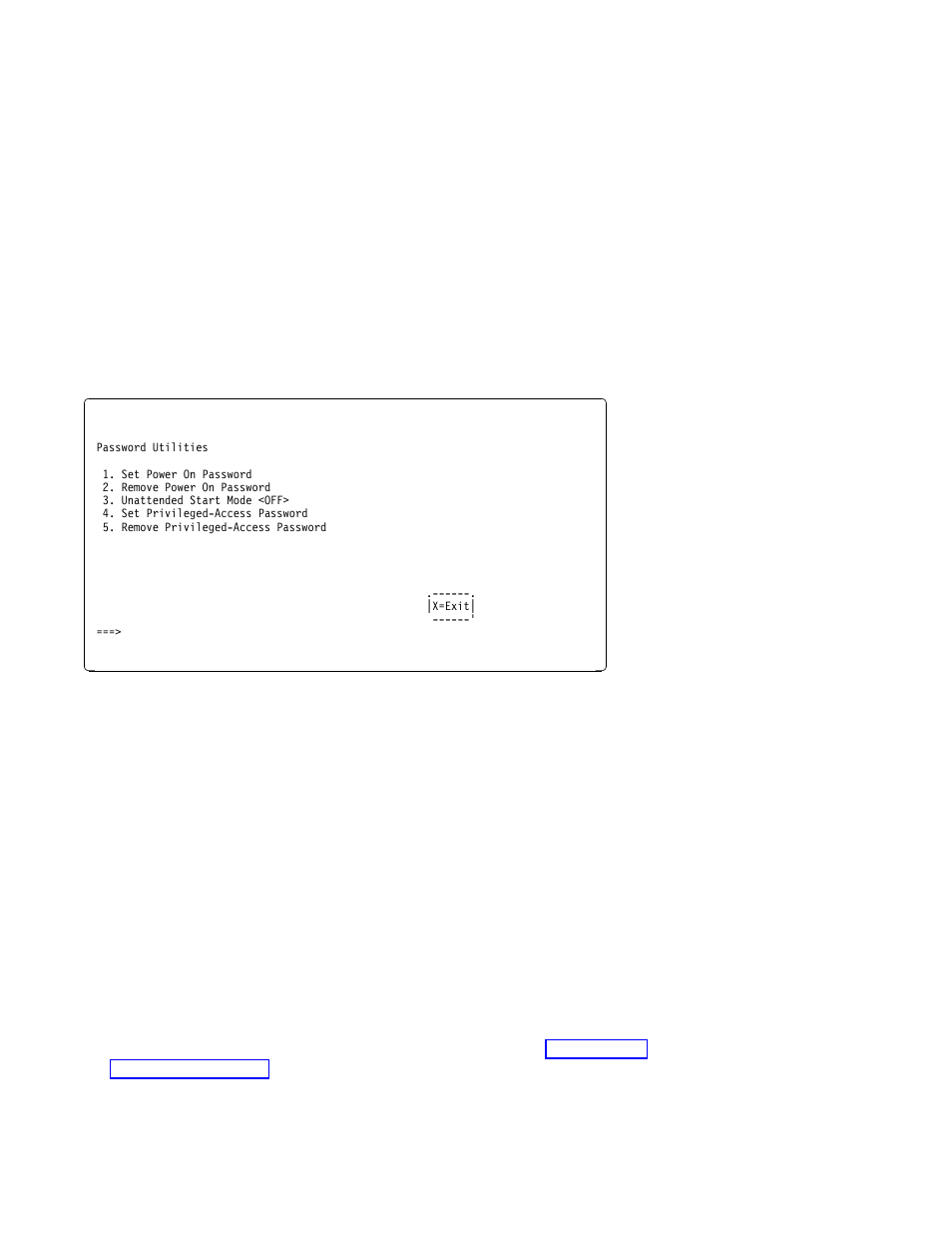 Set password and unattended start mode, Set power on password | IBM B50 User Manual | Page 134 / 198