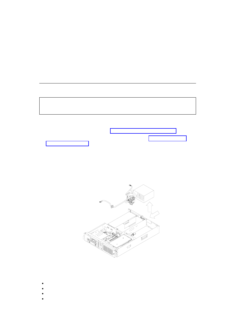 Power supply, Removal, Replacement | IBM B50 User Manual | Page 151 / 198
