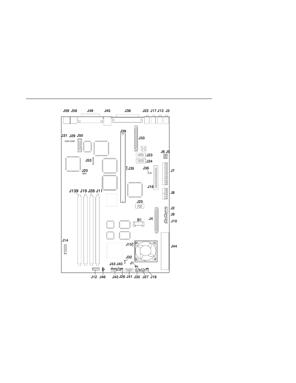 System board locations | IBM B50 User Manual | Page 24 / 198