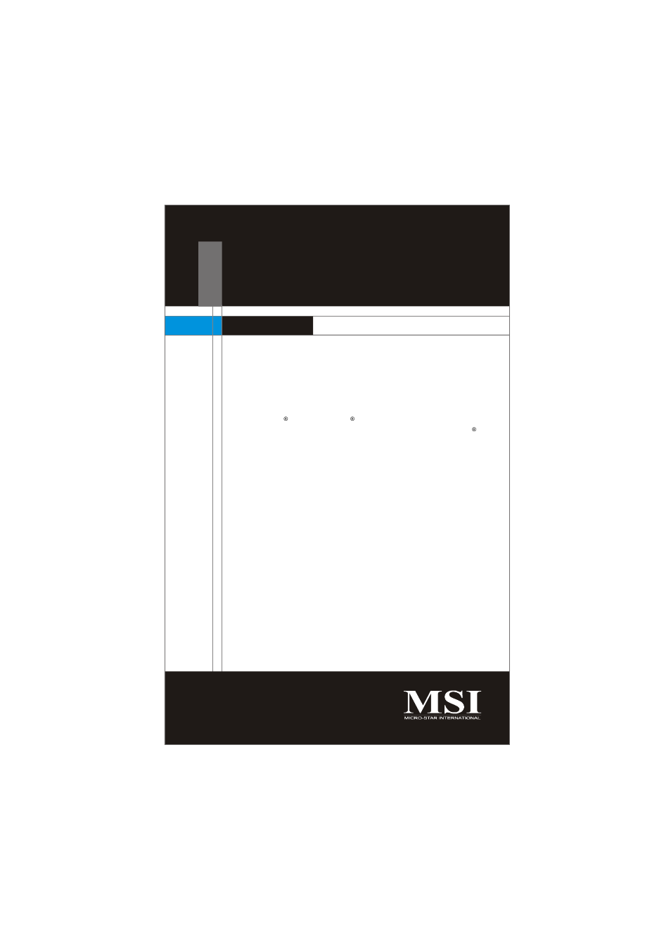 Getting started, Chapter 1 | IBM MS-7236 (V2.X) Mainboard G52-72361X2 User Manual | Page 10 / 85