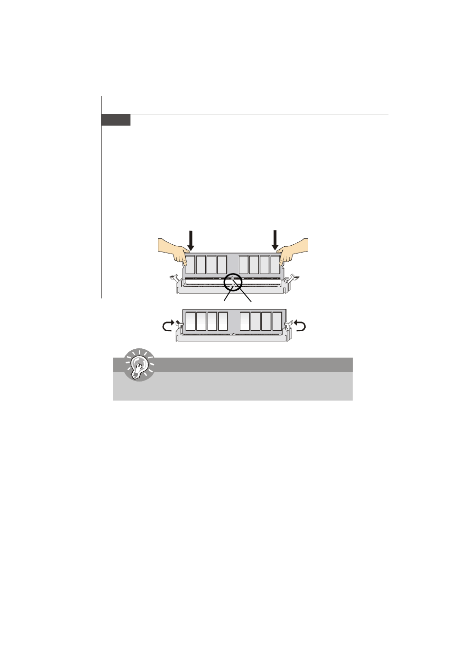 Installing ddr ii modules | IBM MS-7236 (V2.X) Mainboard G52-72361X2 User Manual | Page 24 / 85