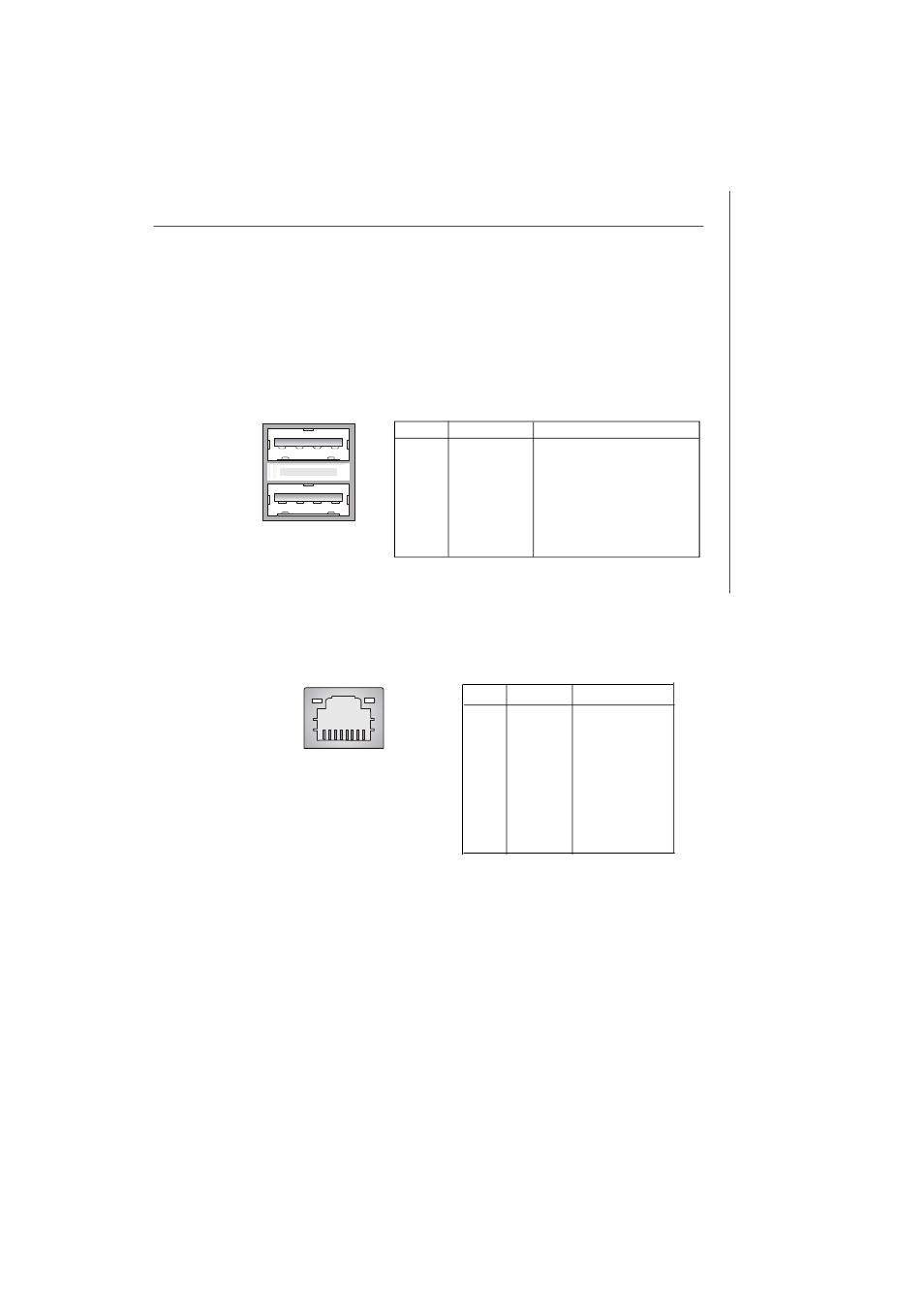 Usb connectors | IBM MS-7236 (V2.X) Mainboard G52-72361X2 User Manual | Page 27 / 85