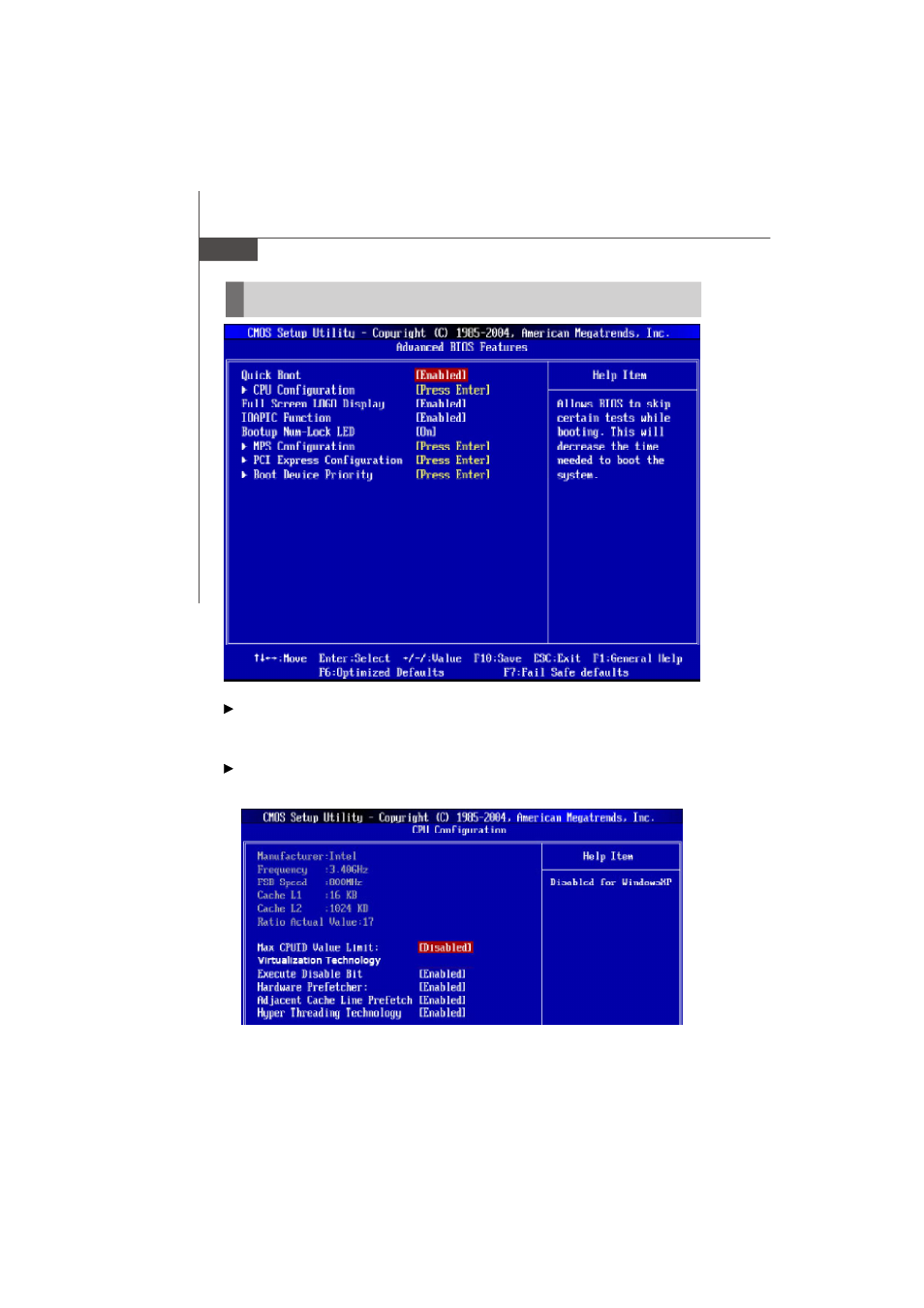 Advanced bios features | IBM MS-7236 (V2.X) Mainboard G52-72361X2 User Manual | Page 48 / 85