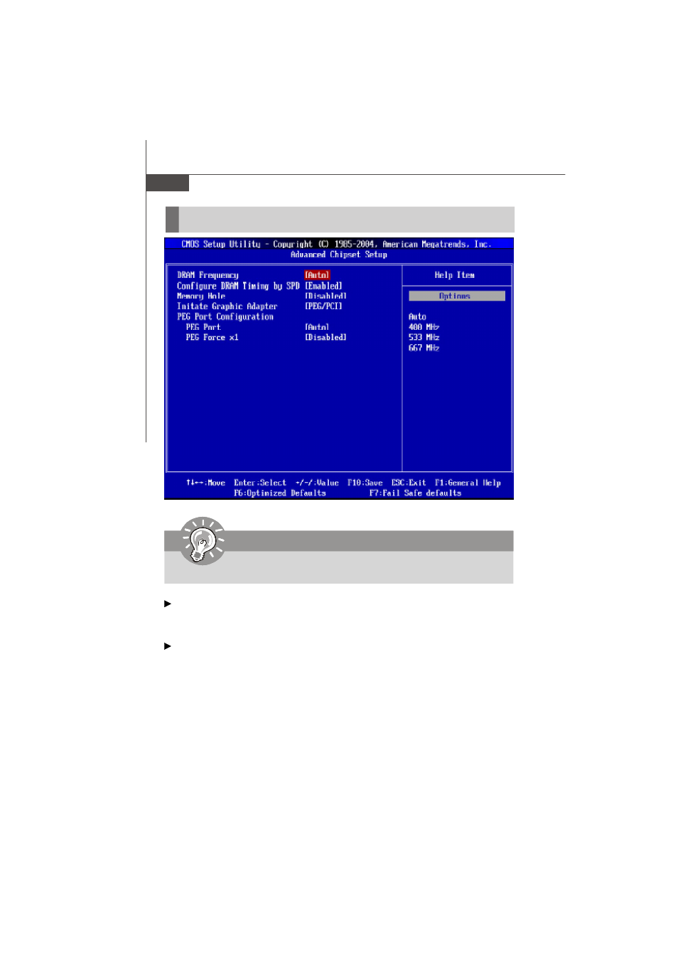 Advanced chipset features | IBM MS-7236 (V2.X) Mainboard G52-72361X2 User Manual | Page 52 / 85