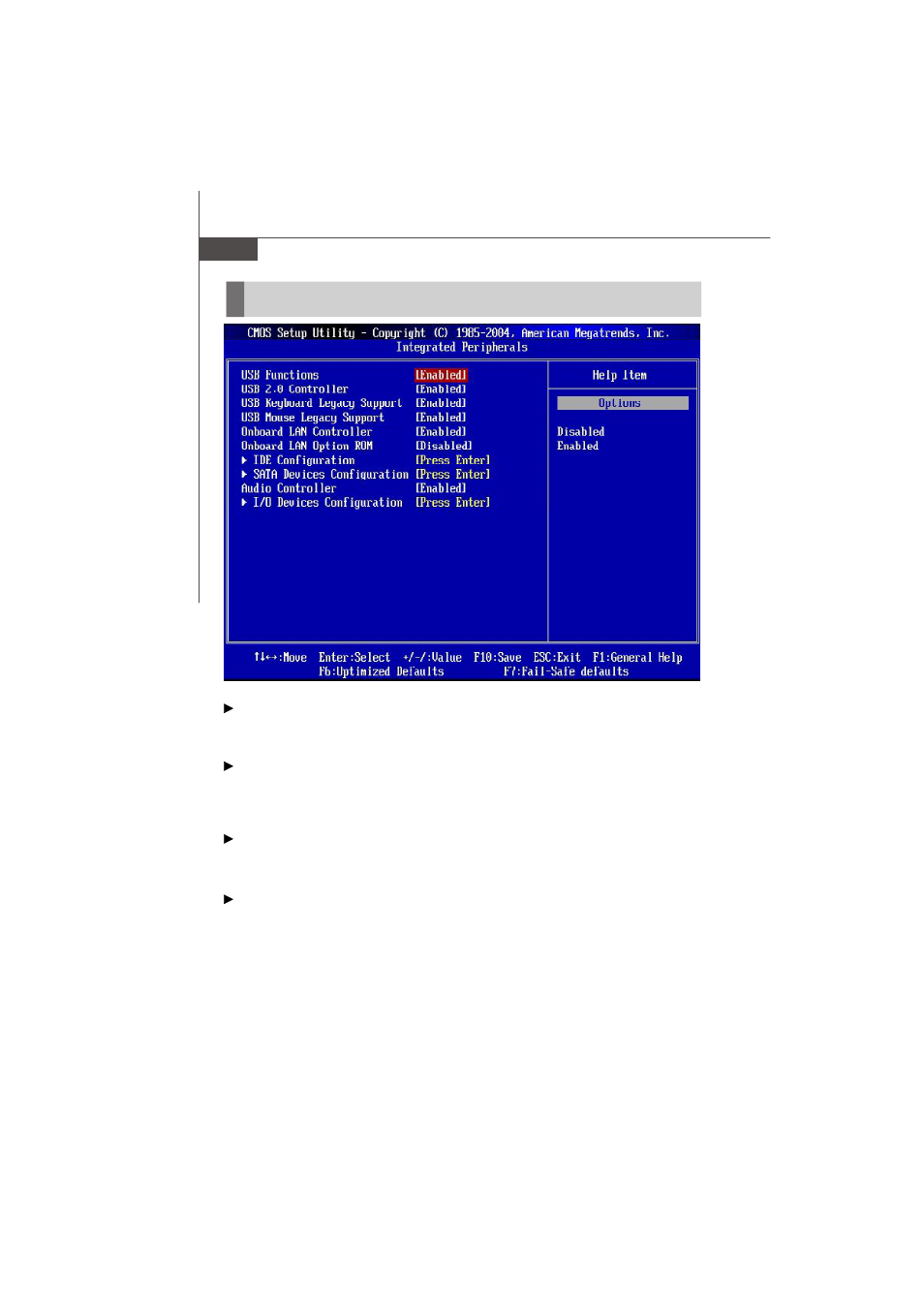 Integrated peripherals | IBM MS-7236 (V2.X) Mainboard G52-72361X2 User Manual | Page 54 / 85