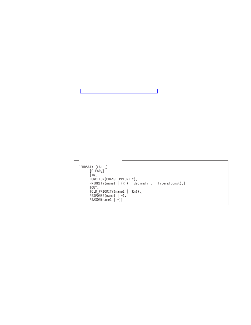The change_priority call, Response and reason values for wait_mvs | IBM SC33-1683-02 User Manual | Page 345 / 875