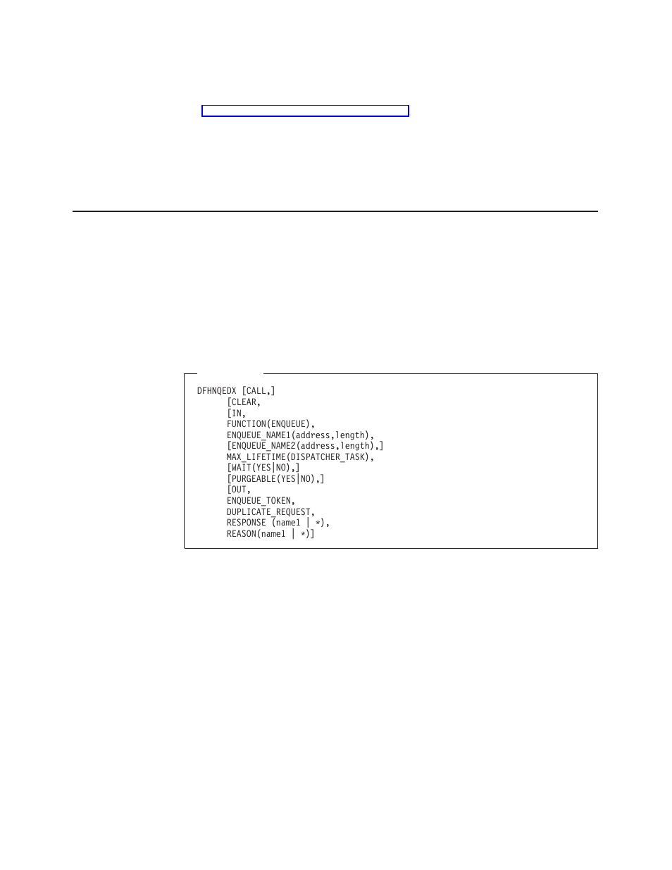 Enqueue domain functions, The enqueue function | IBM SC33-1683-02 User Manual | Page 350 / 875