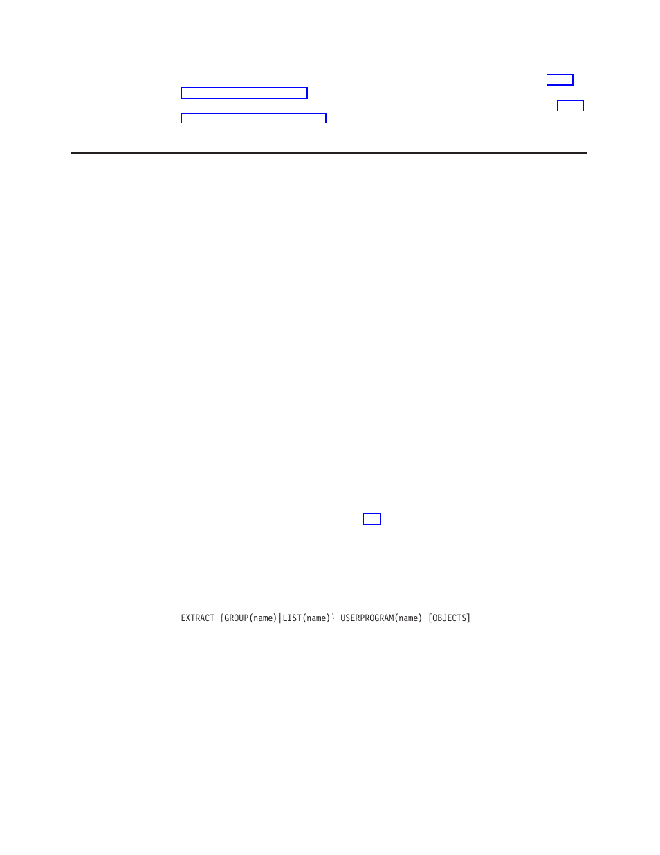 Dfhcsdup as a batch program, The extract command | IBM SC33-1683-02 User Manual | Page 774 / 875