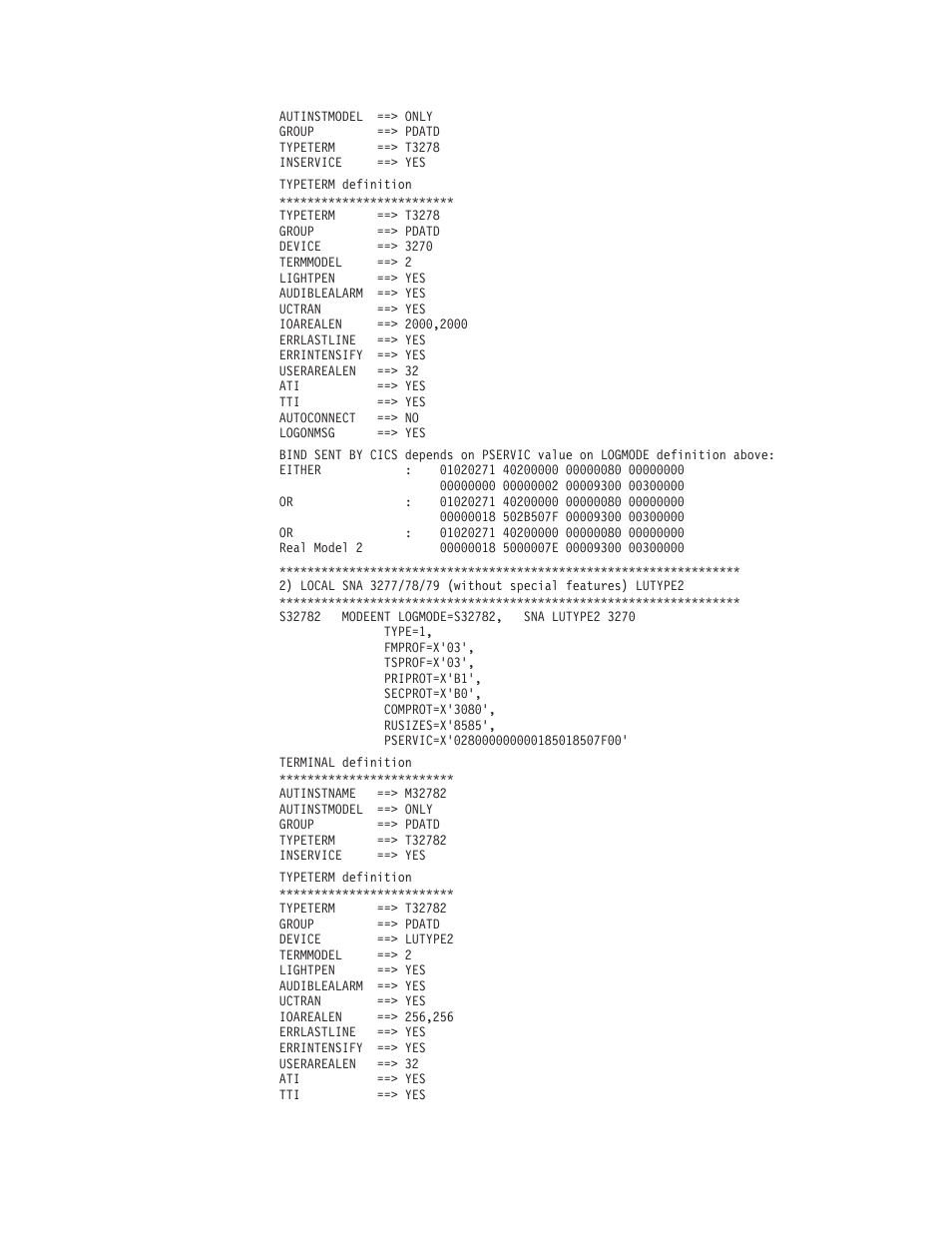Matching models and logon mode entries | IBM SC33-1683-02 User Manual | Page 809 / 875