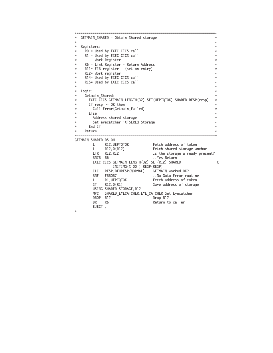 Example xtsereq global user exit program 818 | IBM SC33-1683-02 User Manual | Page 850 / 875
