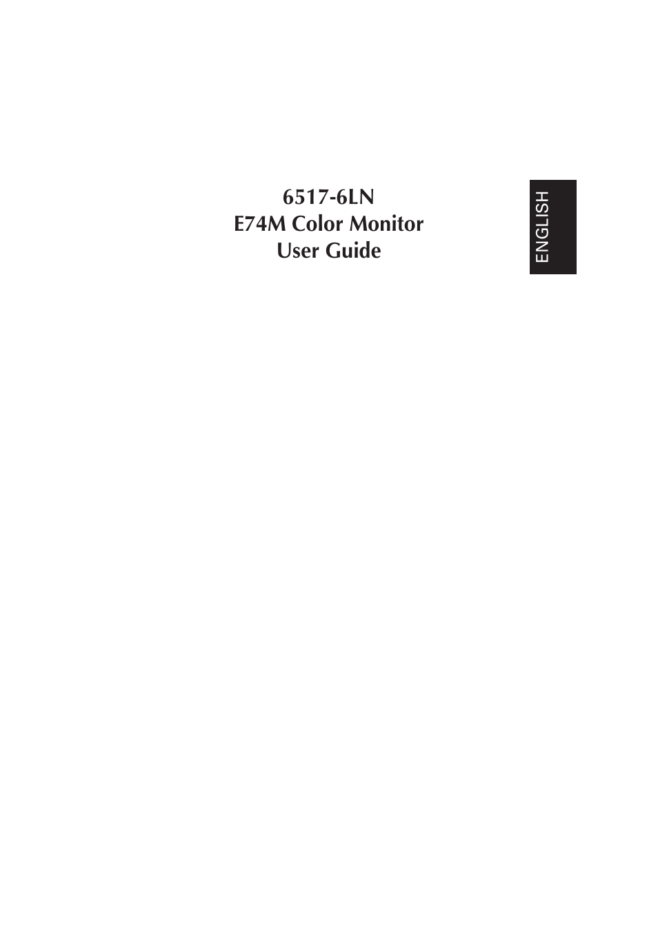 IBM 6517-6LN User Manual | 24 pages