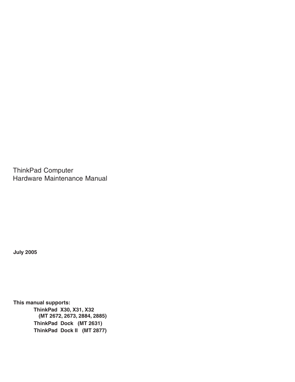 IBM X32 User Manual | 196 pages