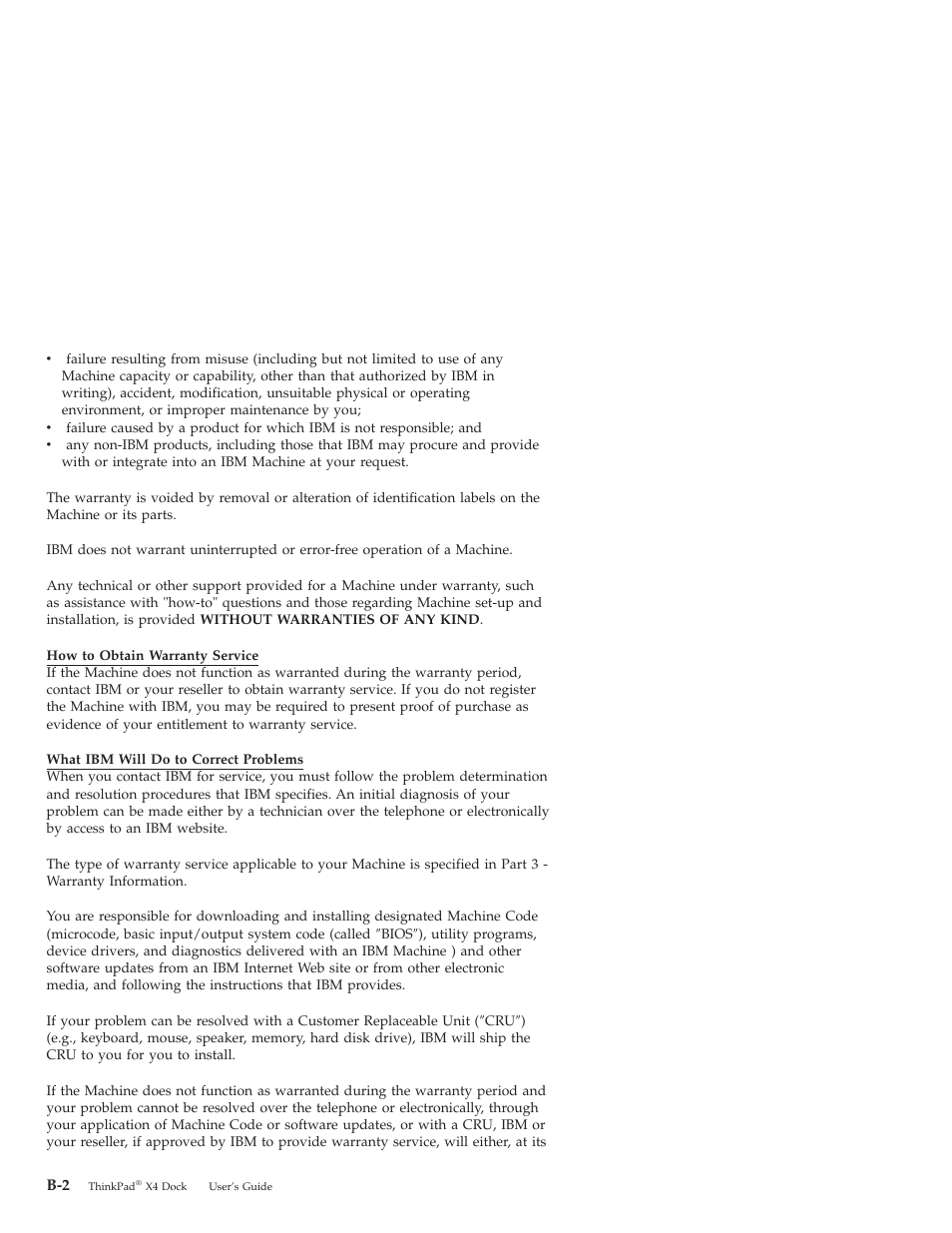 IBM THINKPAD X4 User Manual | Page 134 / 164