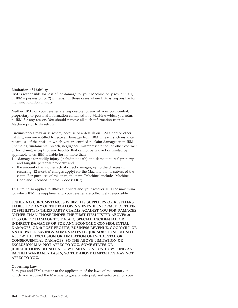 IBM THINKPAD X4 User Manual | Page 136 / 164