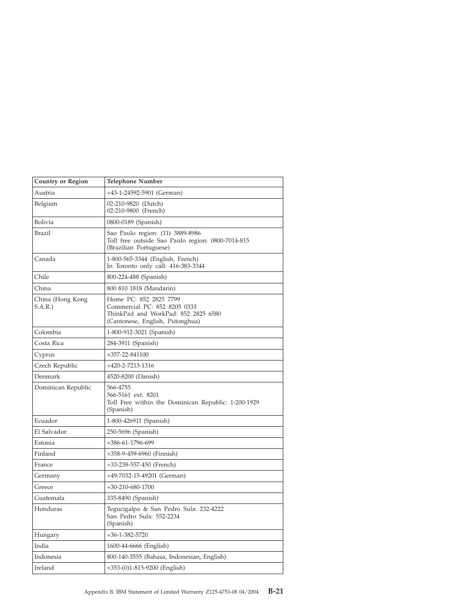 IBM THINKPAD X4 User Manual | Page 153 / 164