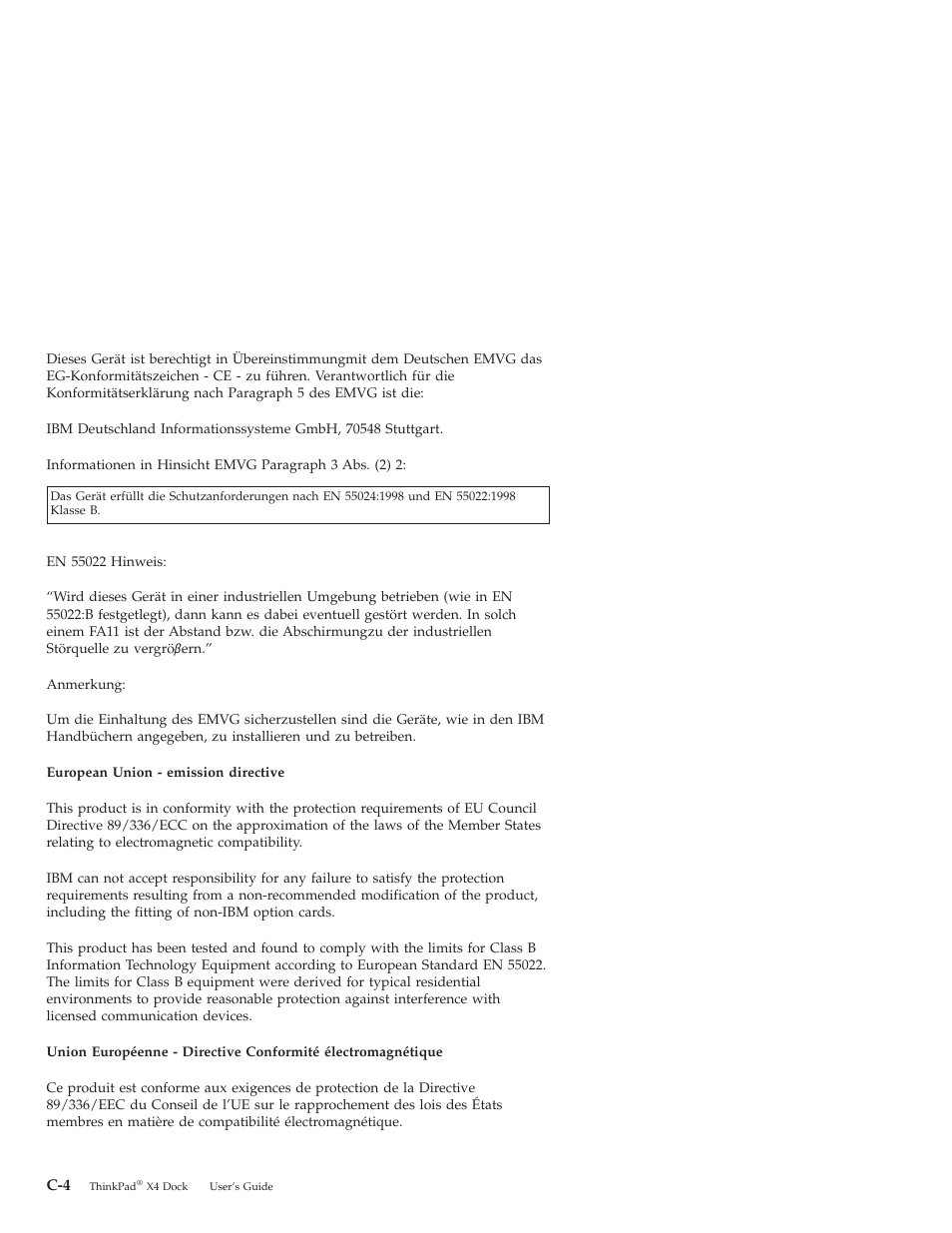 IBM THINKPAD X4 User Manual | Page 160 / 164