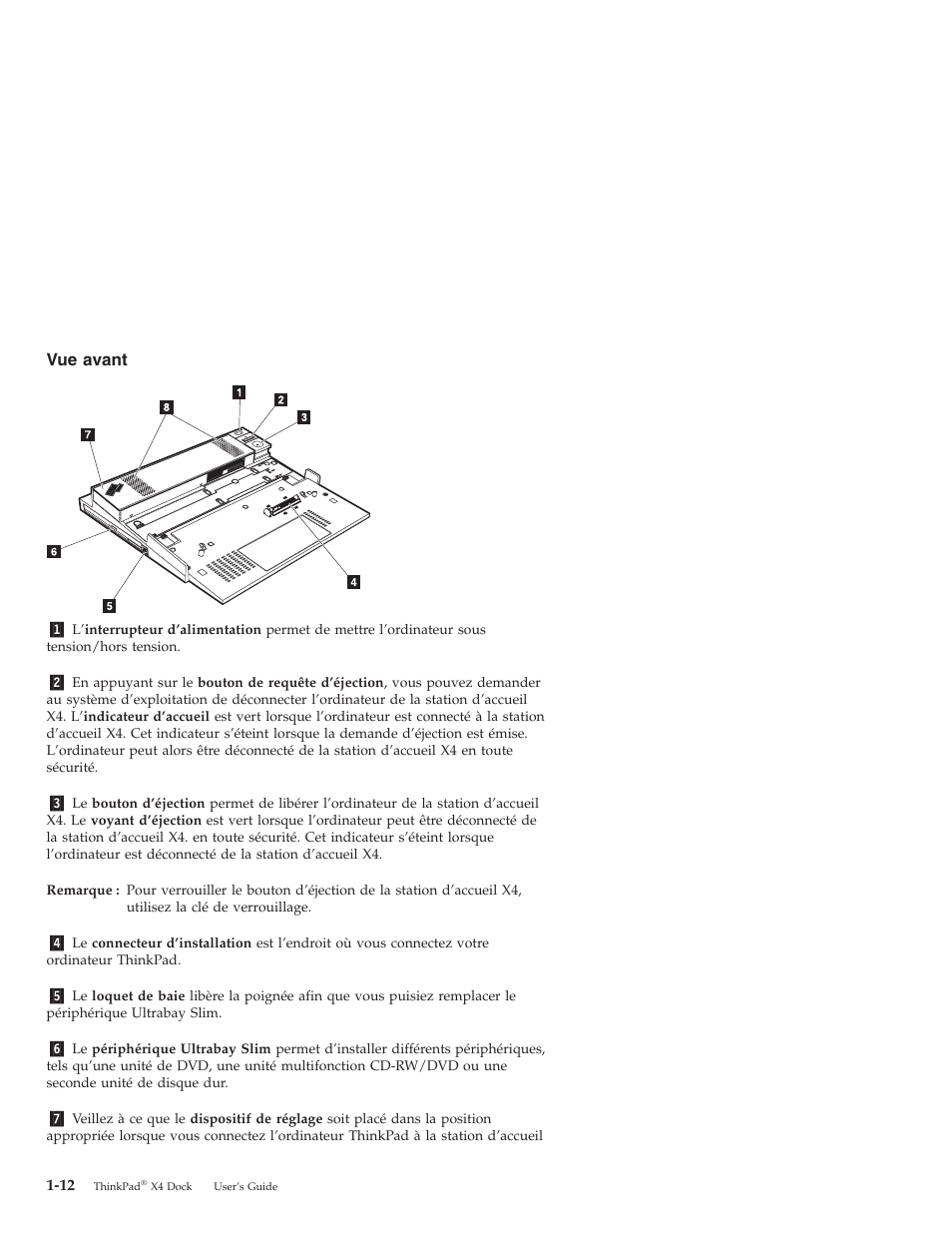 Avant | IBM THINKPAD X4 User Manual | Page 22 / 164