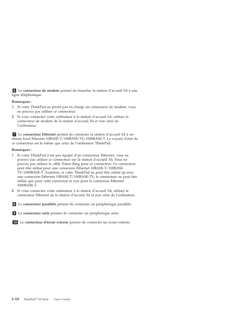 IBM THINKPAD X4 User Manual | Page 24 / 164