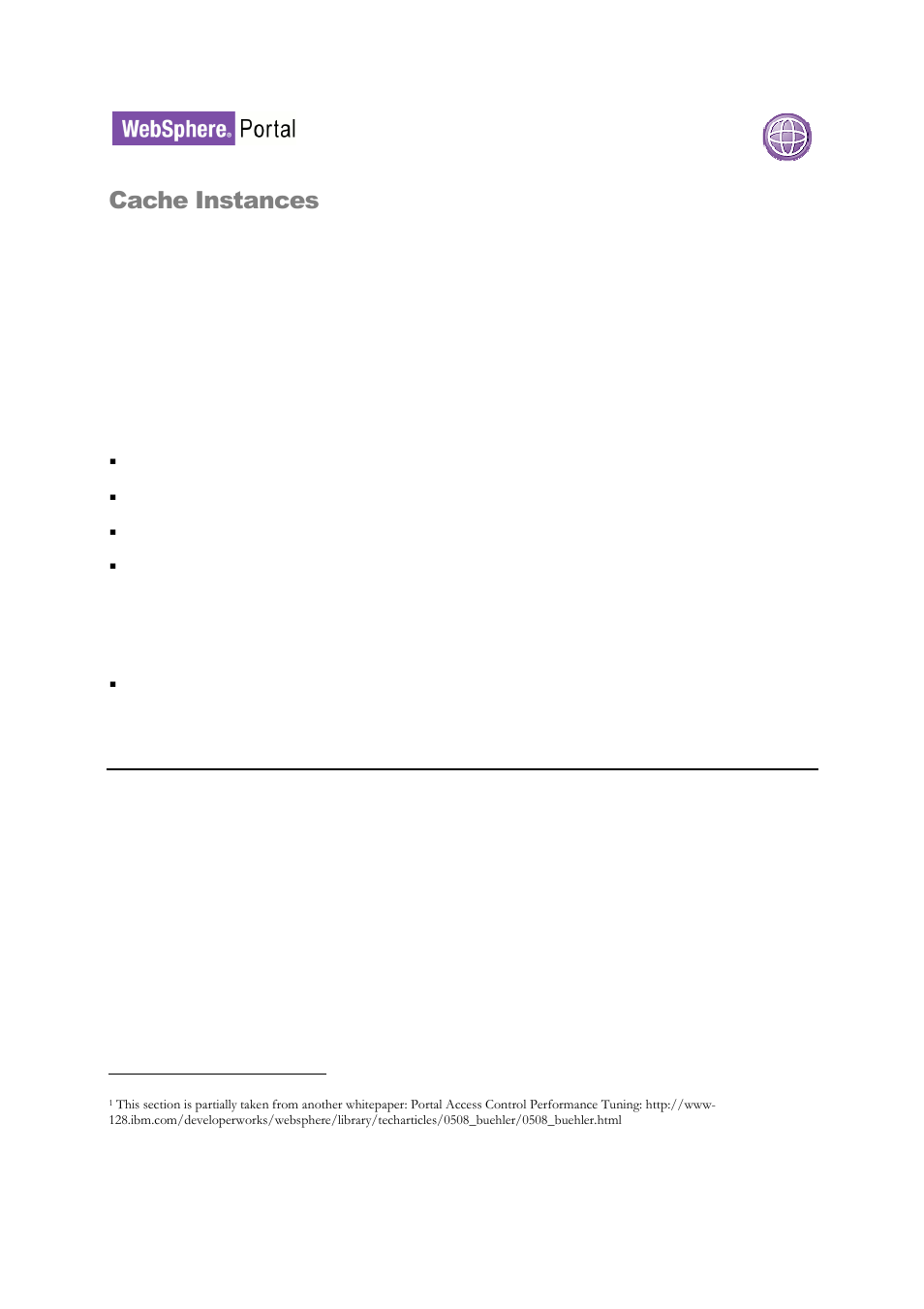 Cache instances | IBM WEBSPHERE 6.1.X User Manual | Page 67 / 97