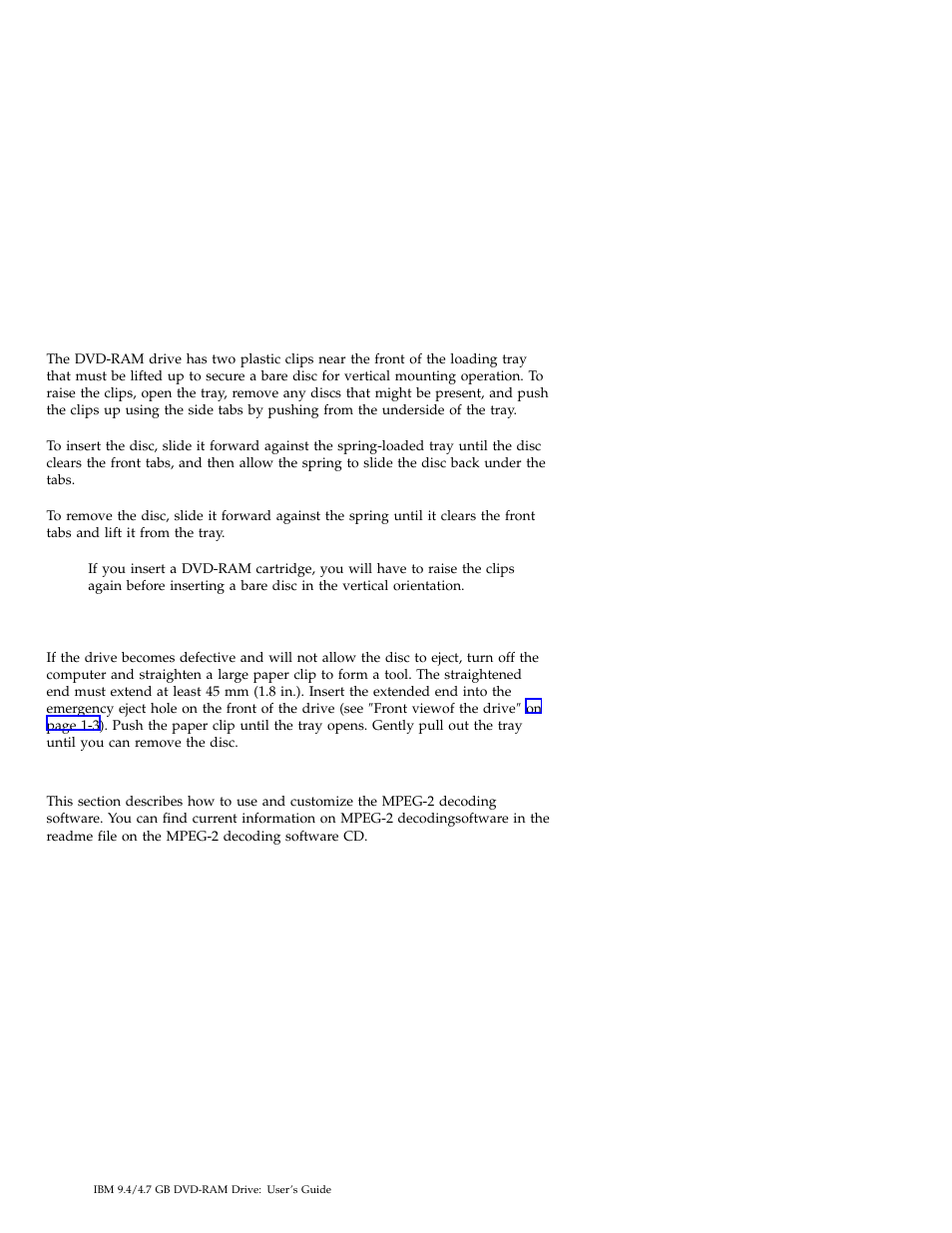 Using the mpeg-2 decoding software | IBM Options 09N4153 User Manual | Page 24 / 26