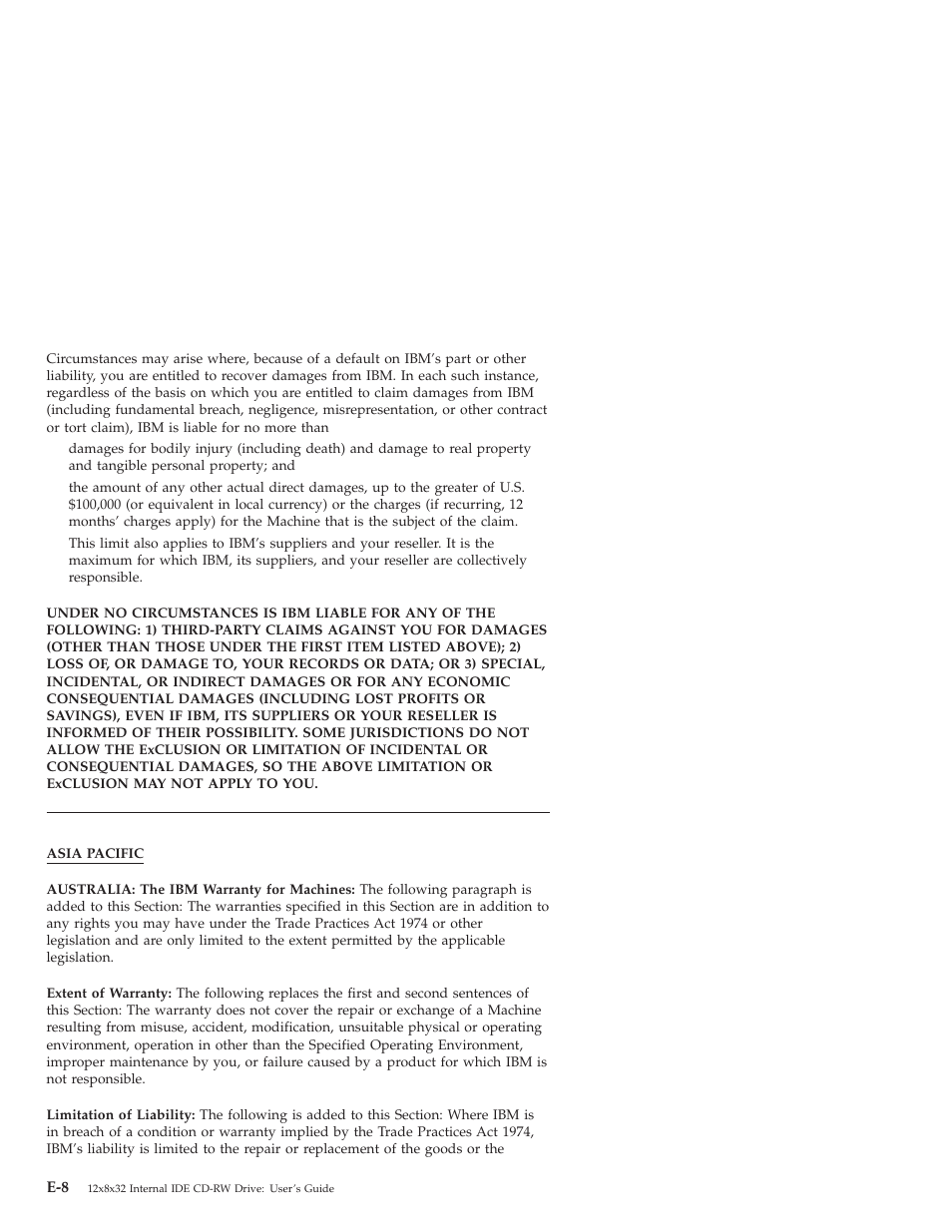 Part 2 - worldwide country-unique terms, Part 2 - worldwide | IBM OBI34MST 10K3786 User Manual | Page 152 / 164