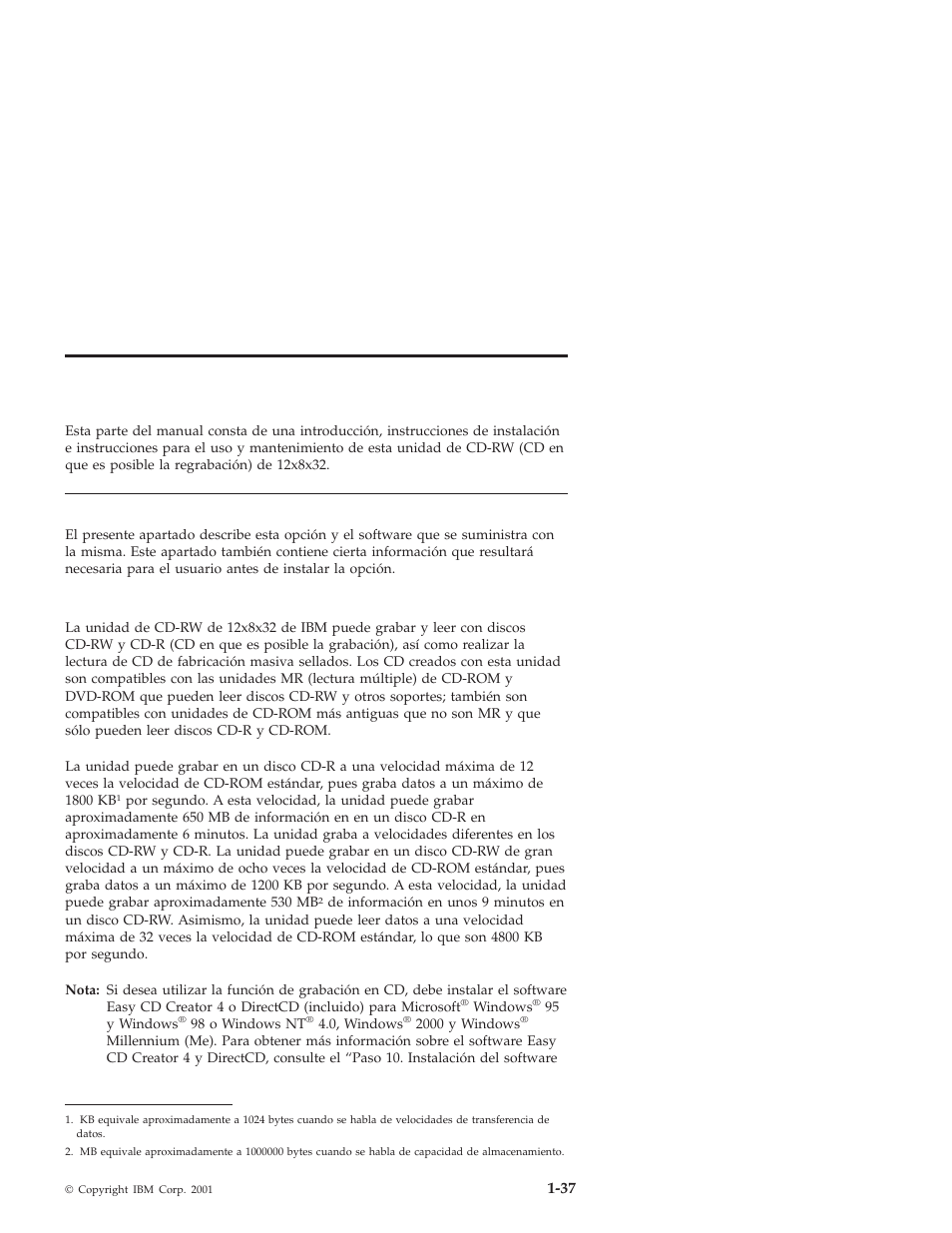 Parte 1: guía del usuario y de instalación, Introducción, Descripción del producto | IBM OBI34MST 10K3786 User Manual | Page 45 / 164