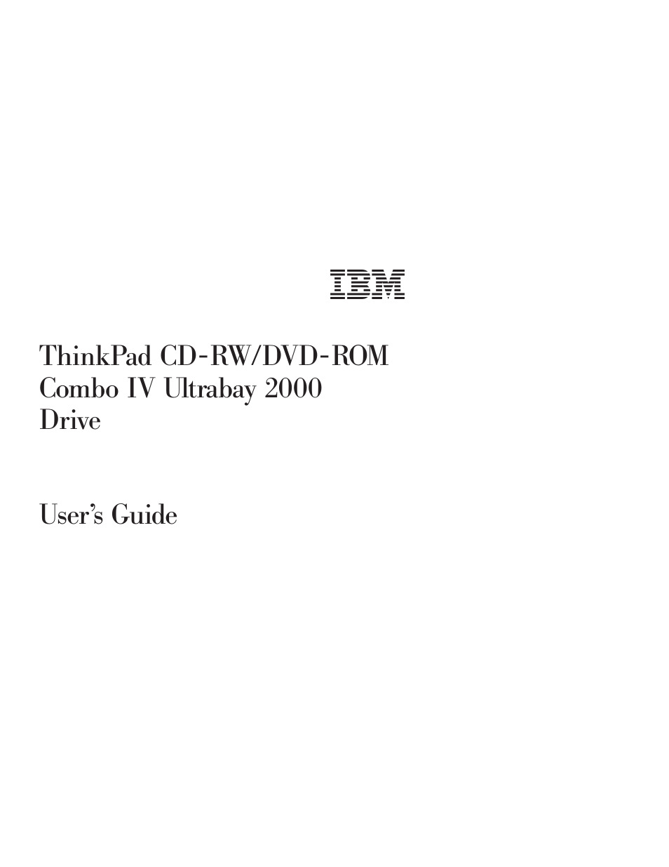 IBM ThinkPad 22P7007 User Manual | 42 pages