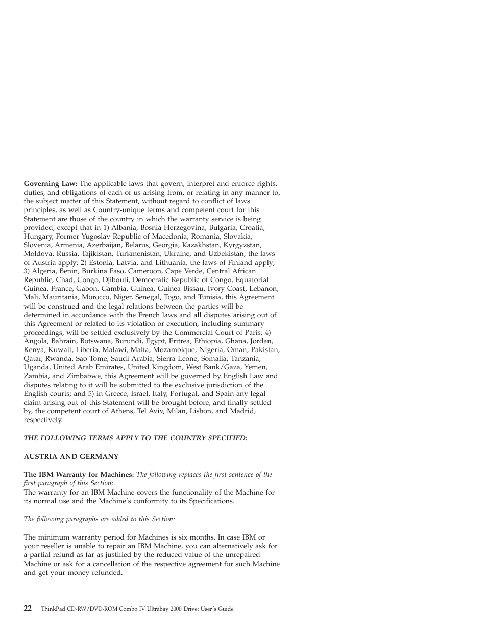 IBM ThinkPad 22P7007 User Manual | Page 30 / 42